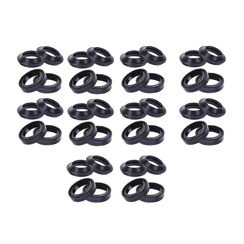 33x46x11 Gabel Dämpfer Öl Dichtung 33 46 Staub Dichtung for 50 4T 07 8 50 2T 60 4T 2009 R16 125 2008-2012(20pc seal 20pc cover) von PYROSUN