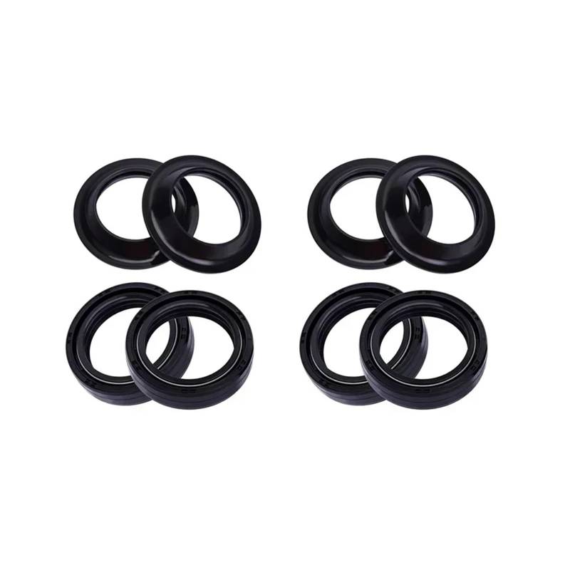 35x48x11 35 * 48 Motorrad Gabel Dämpfer Öl Dichtung 35 48 Staub Abdeckung for XLS1000 XLS 1000 45387-83(4pcs seal 4pcs cover) von PYROSUN