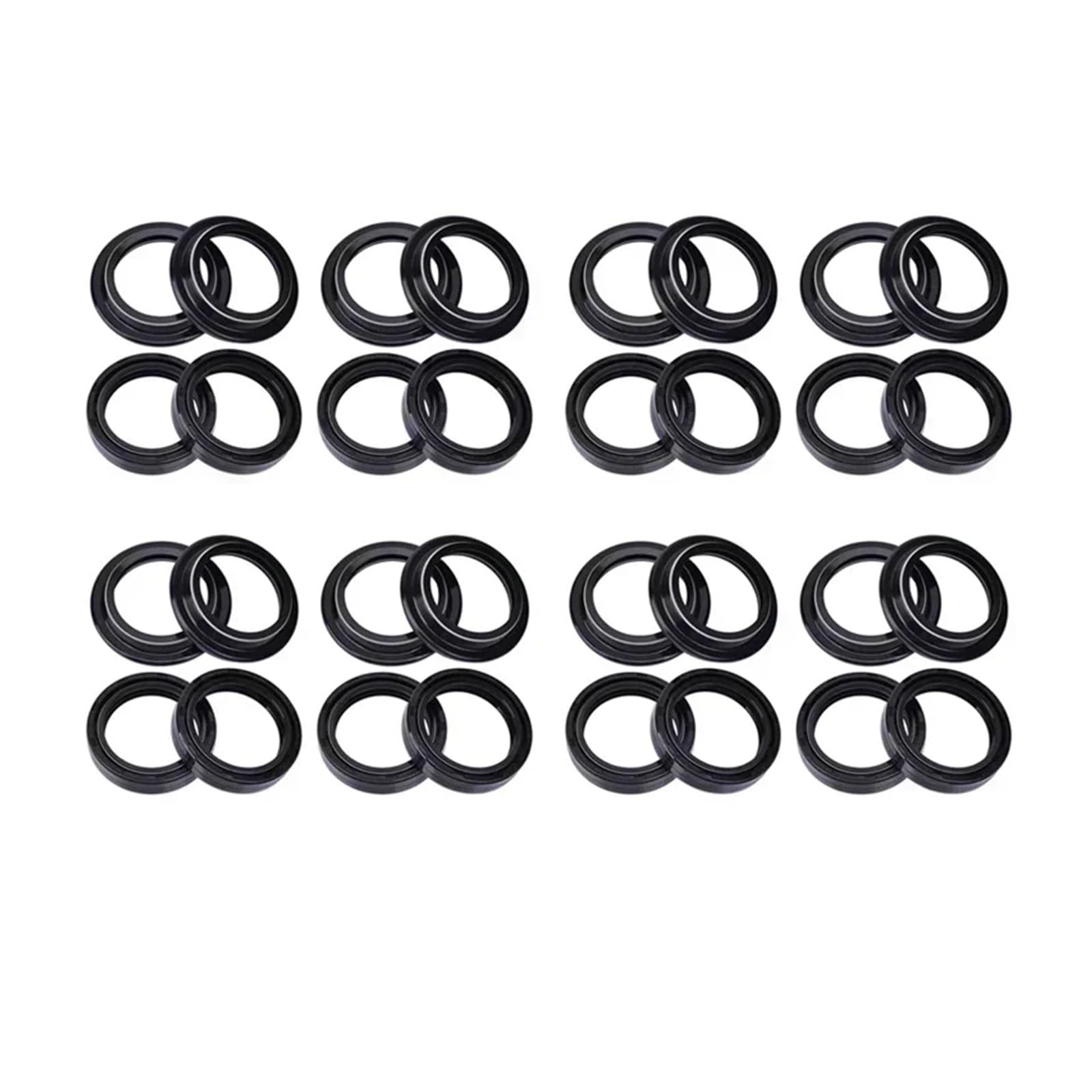 41x53x8 41 * 53 * 8 500cc Motorrad Vorne Stoßdämpfer Gabel Dämpfer Öl Dichtung 41 53 Staub abdeckung Lip for 500 2005 975702(16pc seal 16pc cover) von PYROSUN