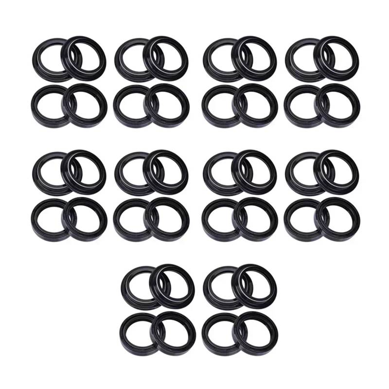 41x53x8 41 * 53 * 8 Motorrad Vorne Stoßdämpfer Gabel Dämpfer Öl Dichtung 41 53 Staub Abdeckung Lip for 800 2015-2017(20pc seal 20pc cover) von PYROSUN