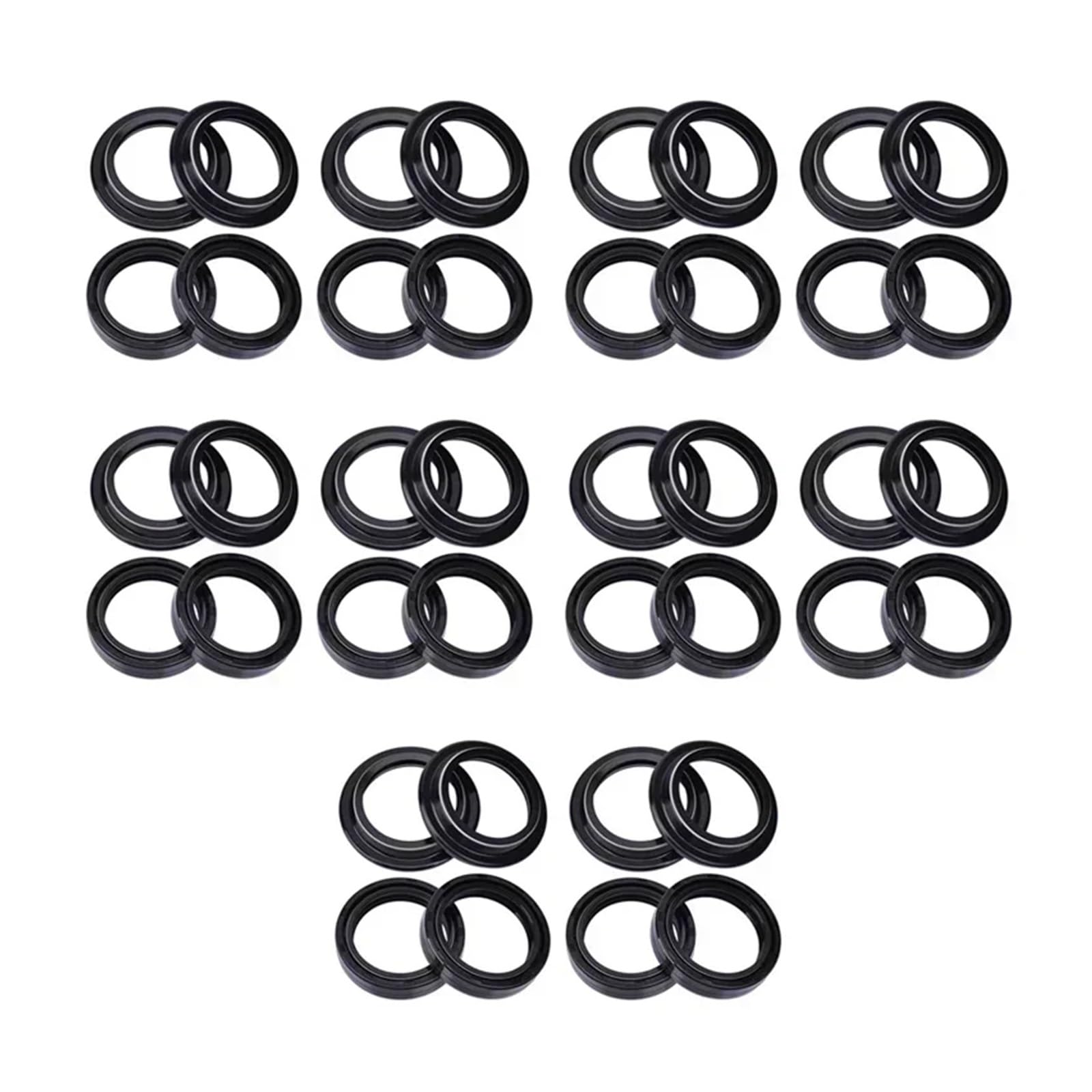 41x53x8 41 * 53 Motorrad Vorne Stoßdämpfer Gabel Dämpfer Öl Dichtung 41 53 Staub Abdeckung for 865 900 2004-2016 2015(20pc seal 20pc cover) von PYROSUN