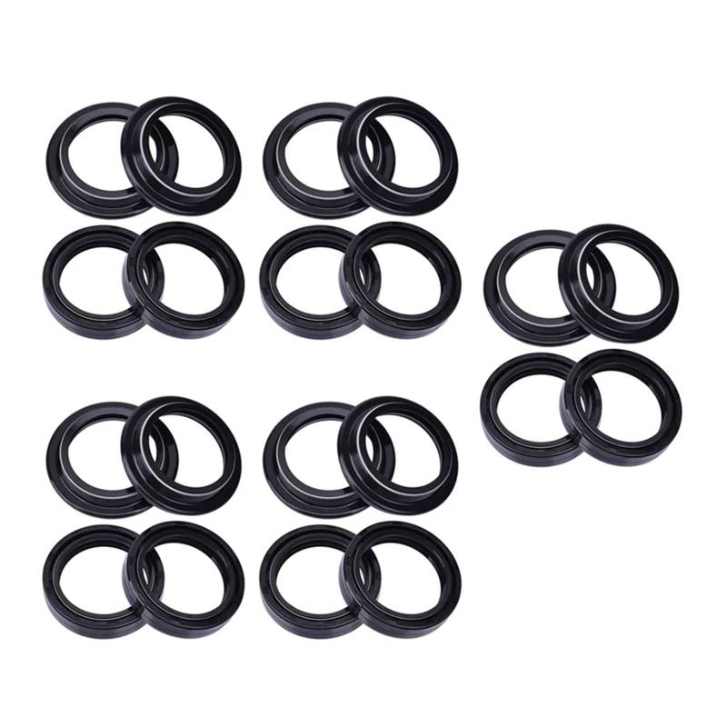 41x54x11 41 54 11 Motorrad Gabel Dämpfer Öl Dichtung 41x54 Staub Abdeckung Lip for RVF400 NC35 VFR400 NC24 NC30 RVF VFR 400(10pc seal 10pc cover) von PYROSUN