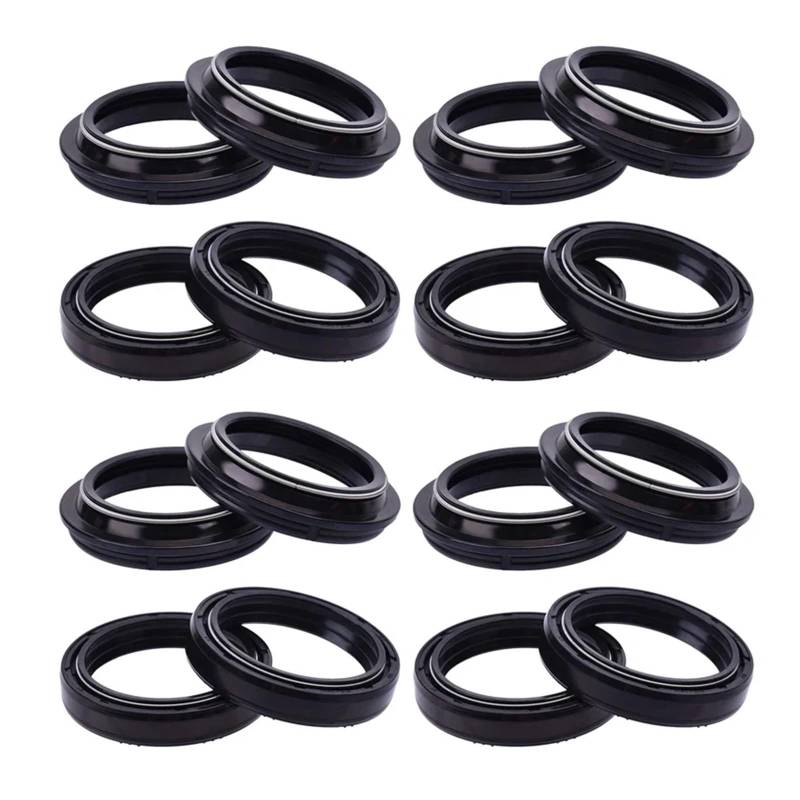 43x55x9,5/10,5 Gabel Öl Dichtung 43 55 Staub Abdeckung for ZX6R ZX7R ZX-6R NINJA ZR-7 ZR7 ZX-7R ZX 6R 7R ZX K1 U(8pcs seal 8pc cover) von PYROSUN