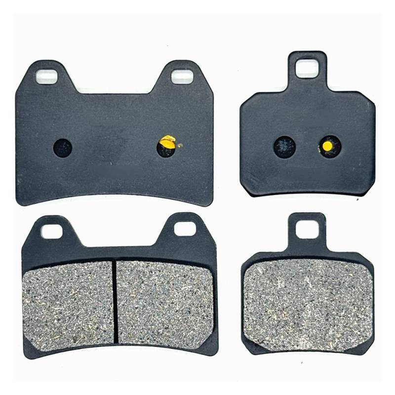 Motorrad Vorne Hinten Bremsbeläge for EMPULSE TT 2016-2017 for Hypermotard 796 2010-2012(Front Rear Pads) von PYROSUN