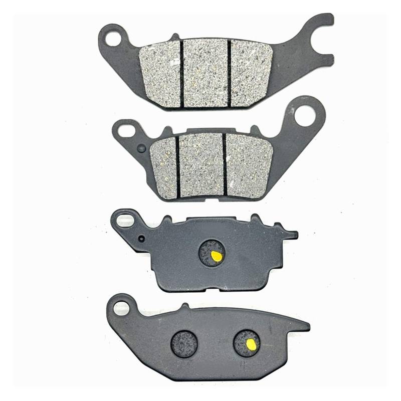 Motorrad Vorne Hinten Bremsbeläge for EXCITER 150 15-20 JUPITER MX 16-20 / MX KÖNIG 15-20 LC150 YZ15R Sniper150 15-22 150cc(Front Rear Pads) von PYROSUN