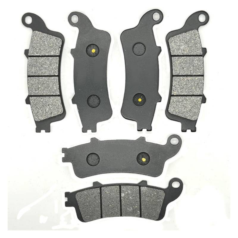 Motorrad Vorne Hinten Bremsbeläge for NRX1800D / NRX1800E Rune 04-05 VTX1800F 05-08 VTX1800N 04-08 NRX 1800D VTX 1800F(Front Rear Pads) von PYROSUN