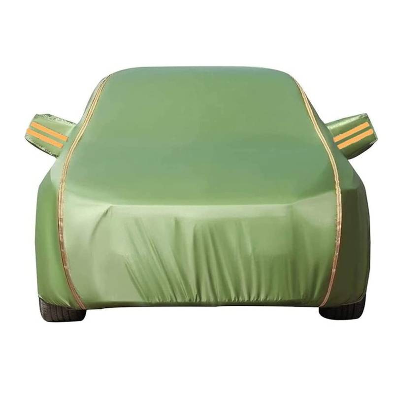 Außenautoabdeckung Für Land Rover Range Rover Evoque Sport Velar| All Weather Protection Car Cover Kratzfeste wasserdichte Autoplane (Color : Green, Size : Range Rover Evoque) von PZFC