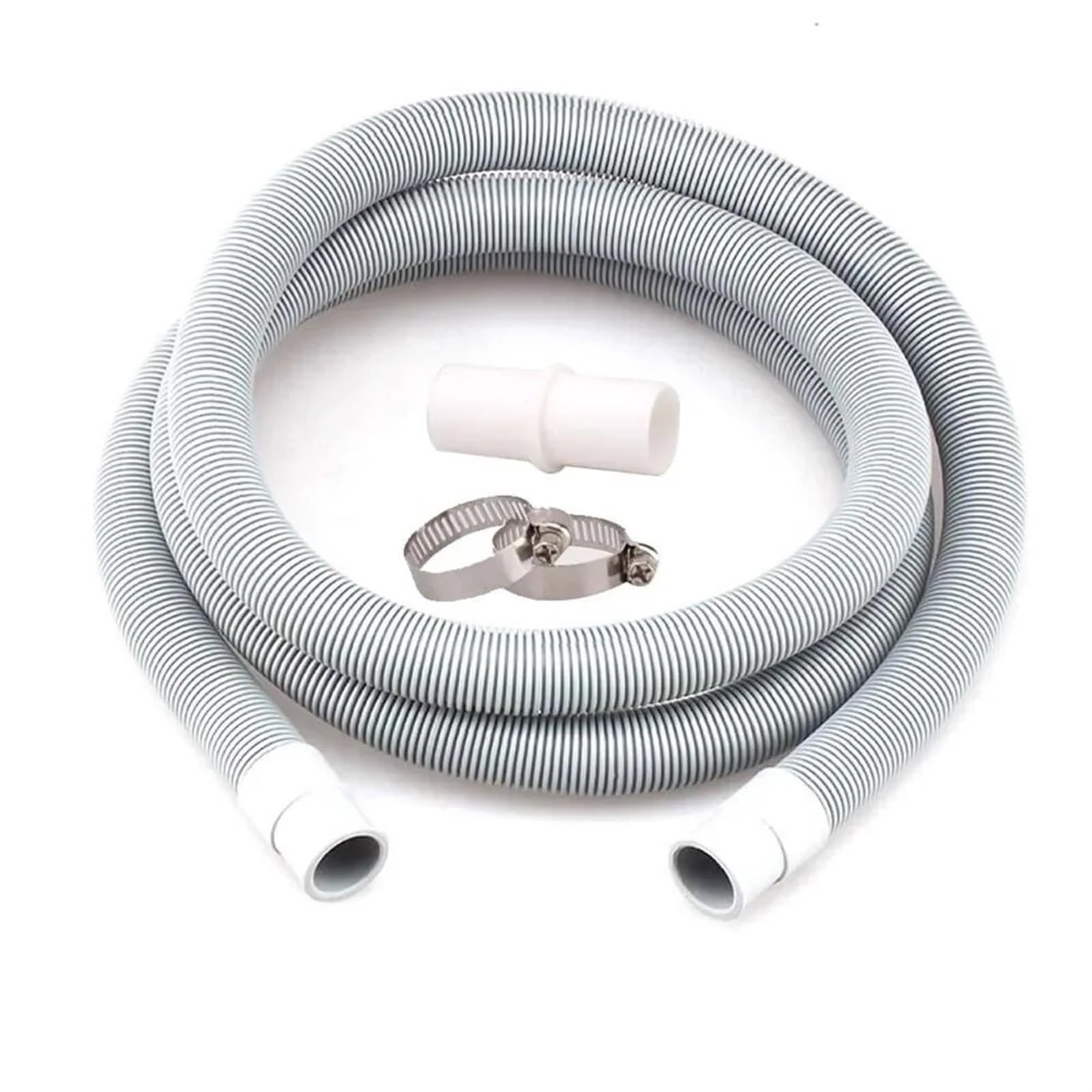 Drain Hose,Washing Machine Hose, Waschmaschinenschlauch, Universal-Verlängerungsrohr for Waschmaschinen- und Spülmaschinen-Ablaufschlauch, graues Verlängerungsrohr-Set for Waschmaschinen-Ablaufschla von PZOFERLIN