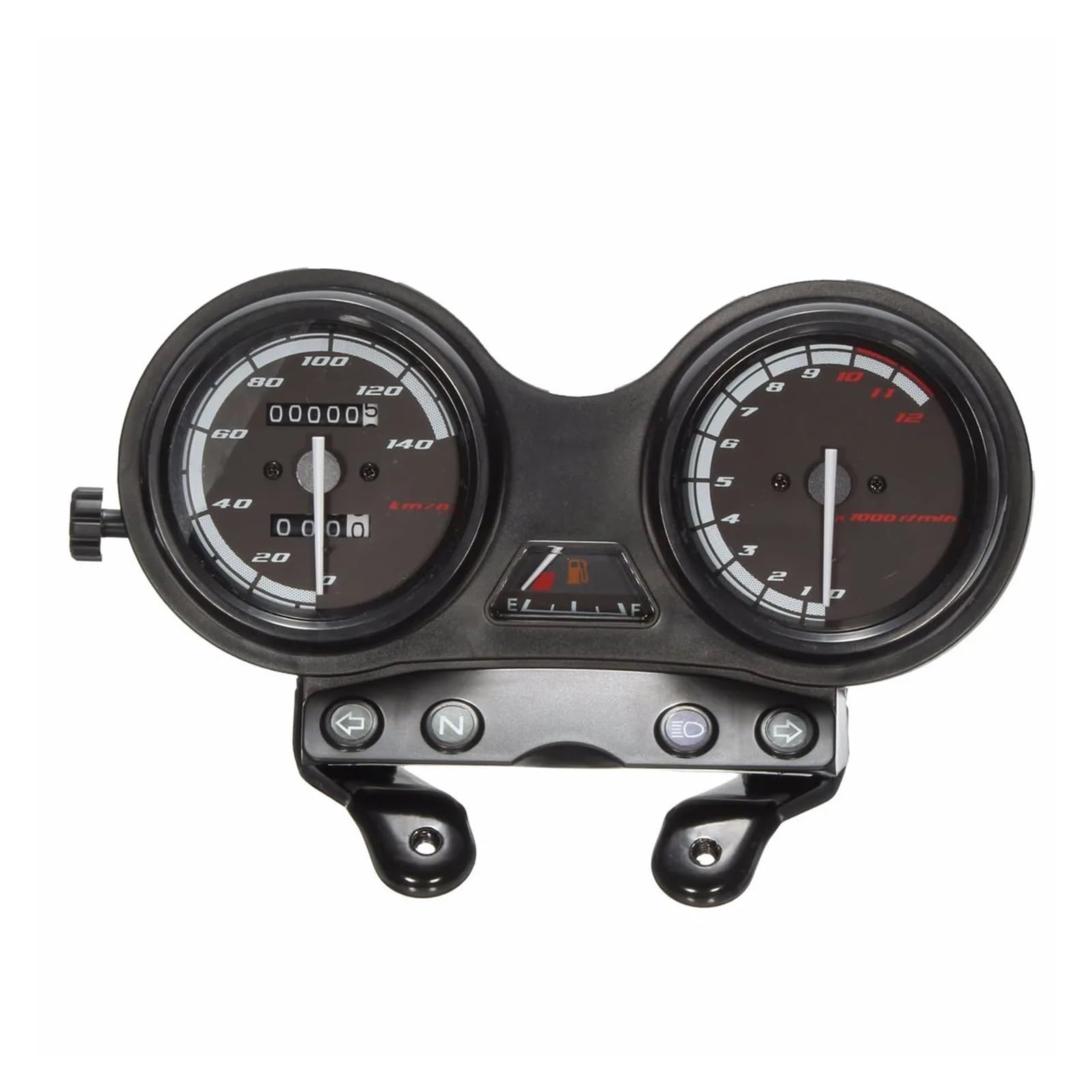 Kilometerzähler Tachometer Digitalanzeige Motorrad Messgerät Drehzahlmesser Tachometer Kilometerzähler Instrument Für Yam&aha YBR 125 von PZUBGUHT