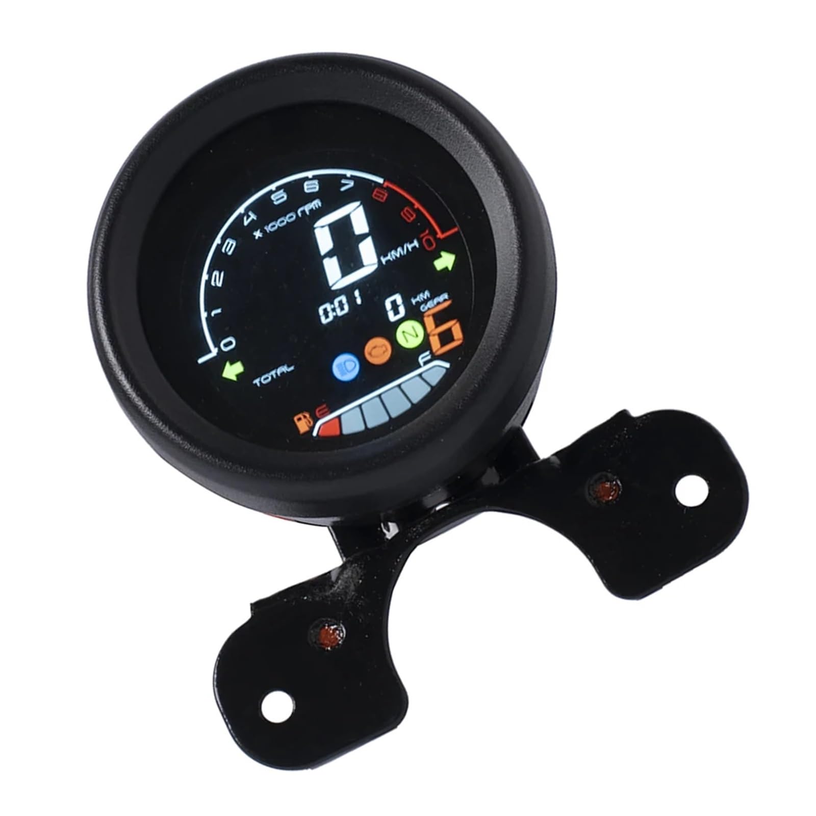 Kilometerzähler Tachometer Digitale Motorrad LCD -Computer-geschwindigkeitsmesser-grüne 6 Getriebe Speedo Meter Universal Scooter Für Yam&aha Exc LCD von PZUBGUHT