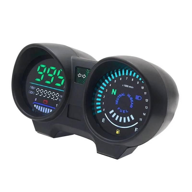 Kilometerzähler Tachometer Drehzahlmesser Tachometer Digital Dashboard Elektronik Panel Für Motorrad Für Hon&da CG150 Fan150 2010 2012 von PZUBGUHT