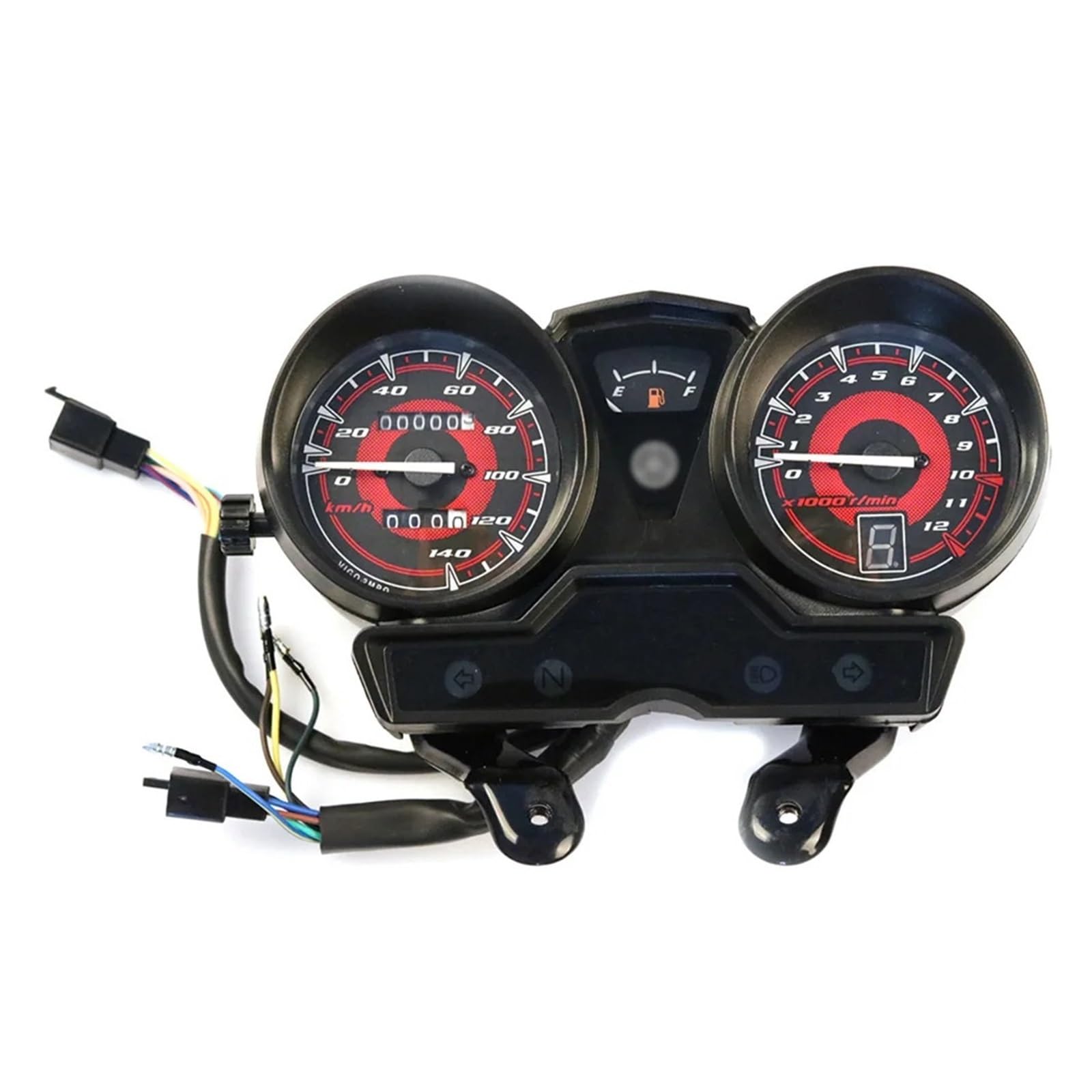 Kilometerzähler Tachometer Drehzahlmesser Und Tachometer Für Yam&aha YBR 125 JYM125 Motorrad Digitalanzeige Drehzahlmesser Tachometer Kilometerzähler Instrument von PZUBGUHT