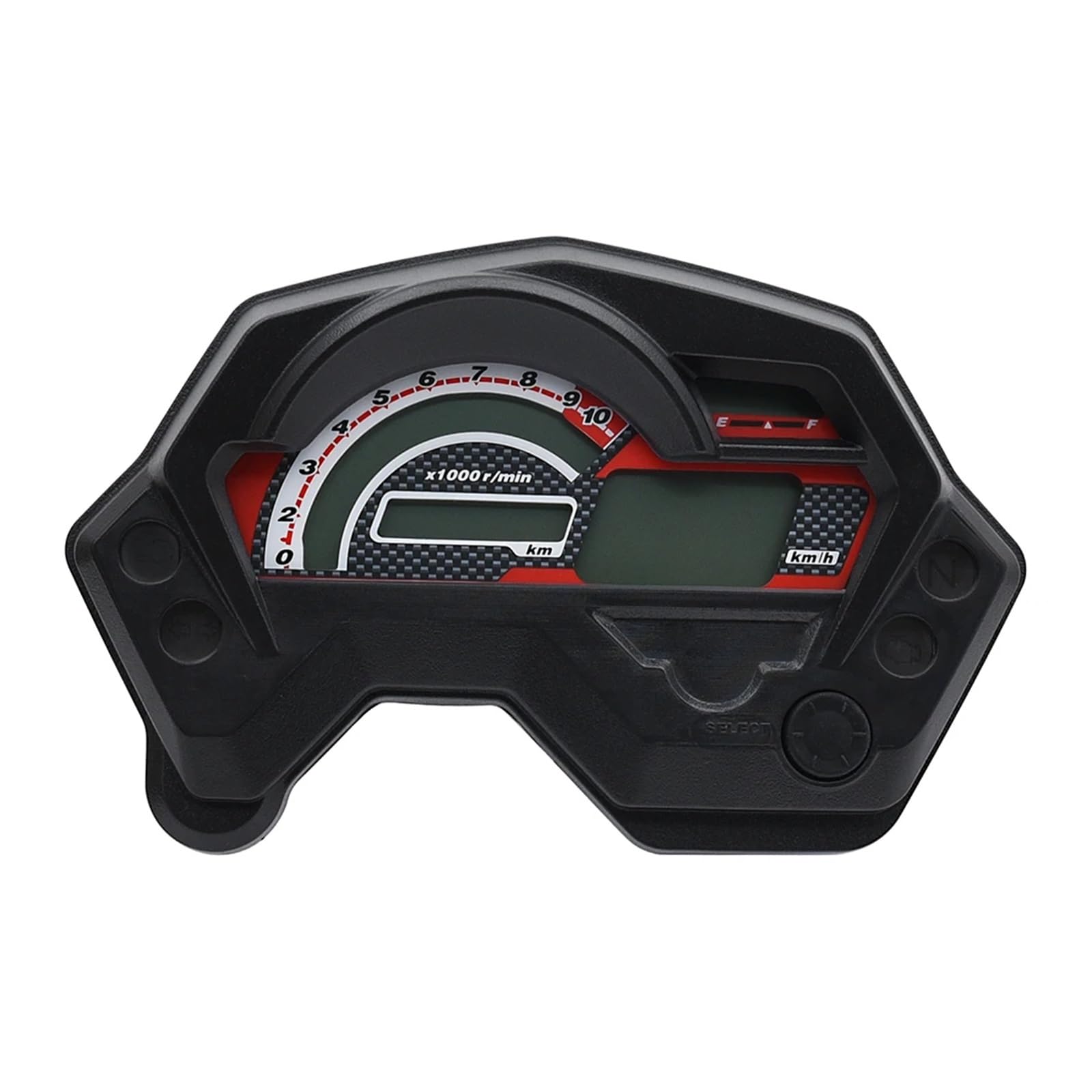 Kilometerzähler Tachometer Für Yam&aha FZ16 FZ 16 Motorrad Tacho Meter Digitaler Tachometer Armaturenbrett Armaturenbrett Drehzahlmesser Tach LCD Display von PZUBGUHT