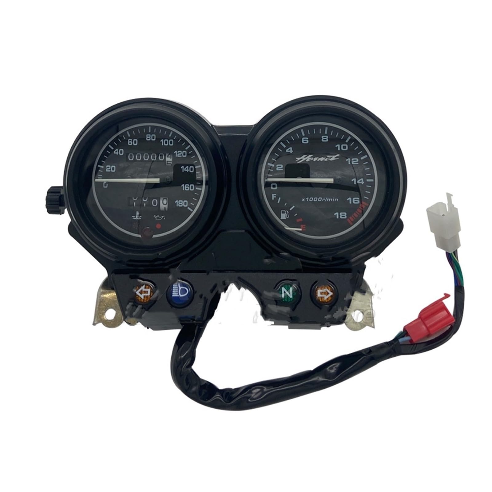 Kilometerzähler Tachometer Instrumenteneinheit Messgeräte-Cluster-Geschwindigkeitsmesser-Kilometerzähler-Drehzahlmesser-Fit Für Hon&da CB250 Hornet 250 1992-1998-1999-2005-2007 von PZUBGUHT