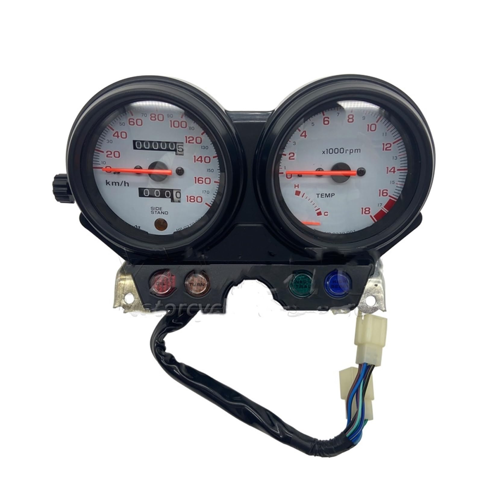 Kilometerzähler Tachometer Instrumenteneinheit Messgeräte-Cluster-Geschwindigkeitsmesser-Kilometerzähler-Drehzahlmesser-Fit Für Hon&da CB250 Hornet 250 1992-1998-1999-2005-2007 von PZUBGUHT