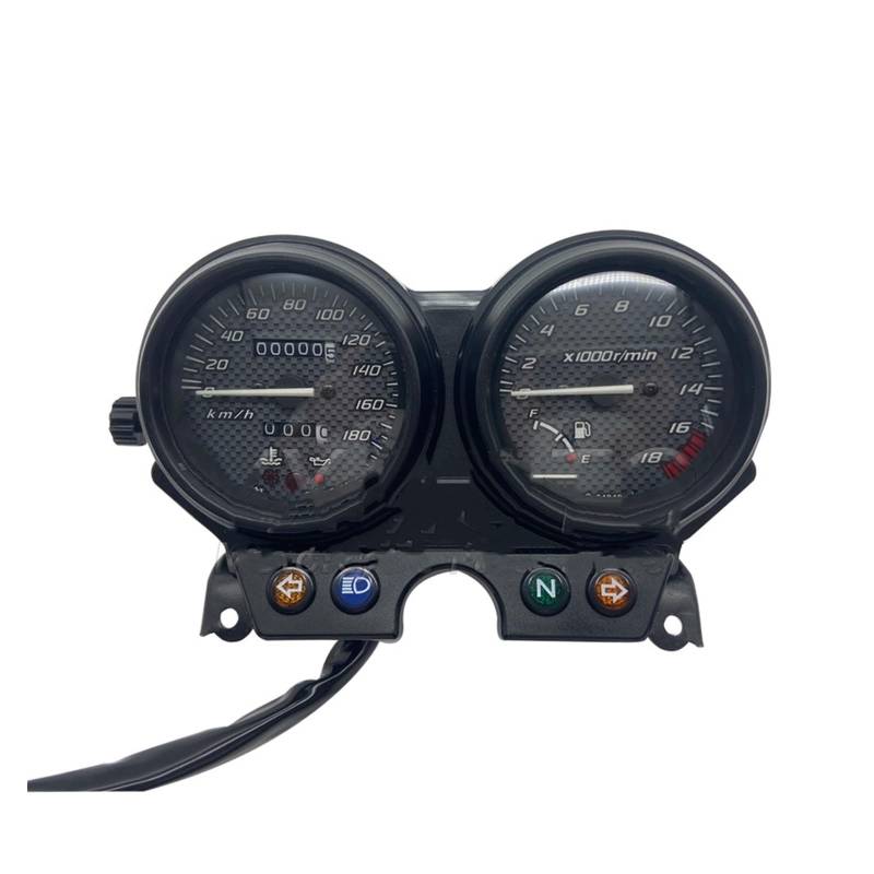 Kilometerzähler Tachometer Instrumenteneinheit Messgeräte-Cluster-Geschwindigkeitsmesser-Kilometerzähler-Drehzahlmesser-Fit Für Hon&da CB250 Hornet 250 1992-1998-1999-2005-2007 von PZUBGUHT