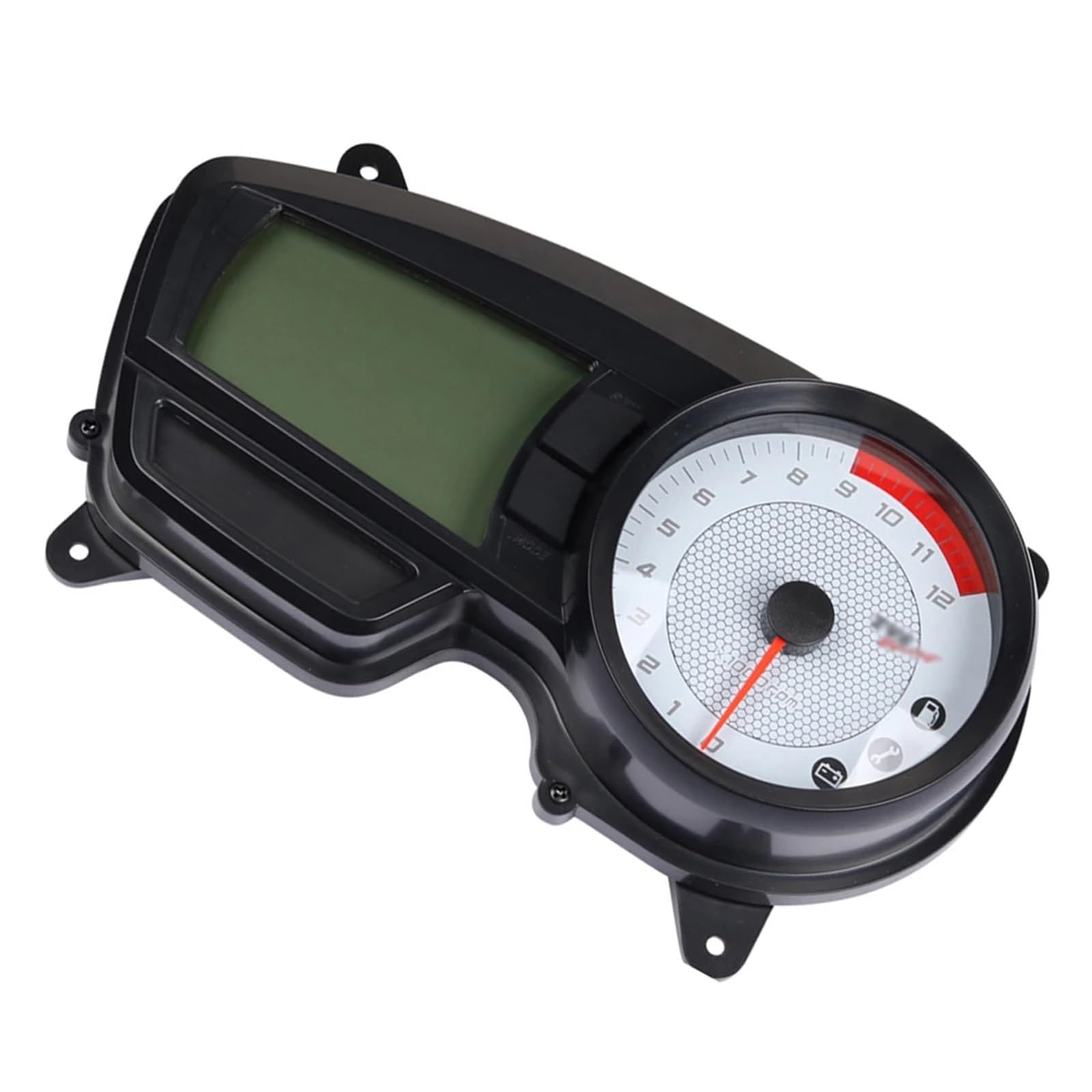 Kilometerzähler Tachometer Motorrad LCD Digital LCD Computer-geschwindigkeitsmesser-grüne Tachometer-lehre für TVS Apache RTR 160 180 TVS160 TVS180 2008 2009 2010 von PZUBGUHT