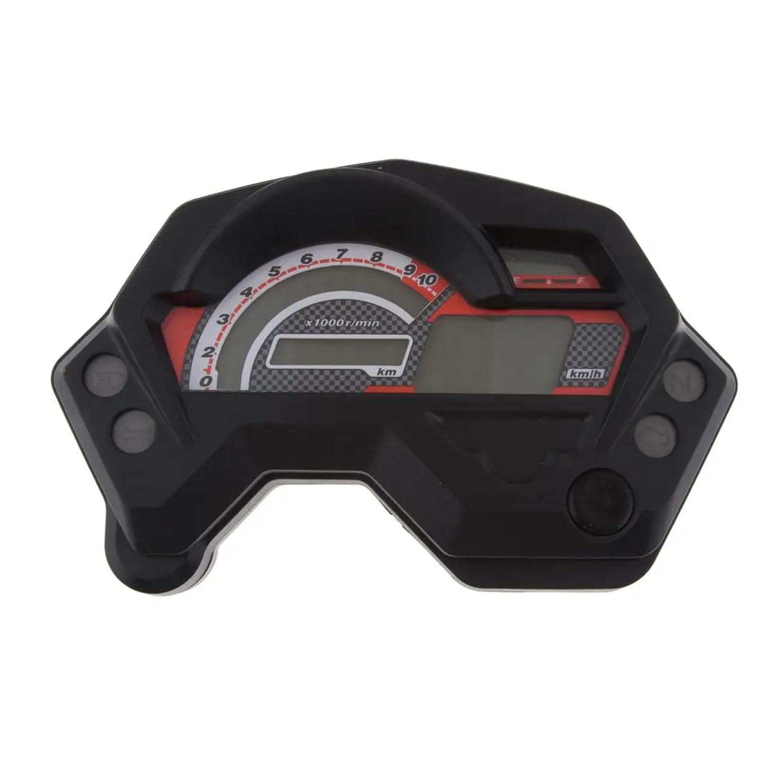 Kilometerzähler Tachometer Motorrad Meter Hintergrundbeleuchtung Digital Kontrollleuchte Drehzahlmesser Kilometerzähler Tachometer Ölzähler für Yam&aha FZ16 FZ 16 von PZUBGUHT