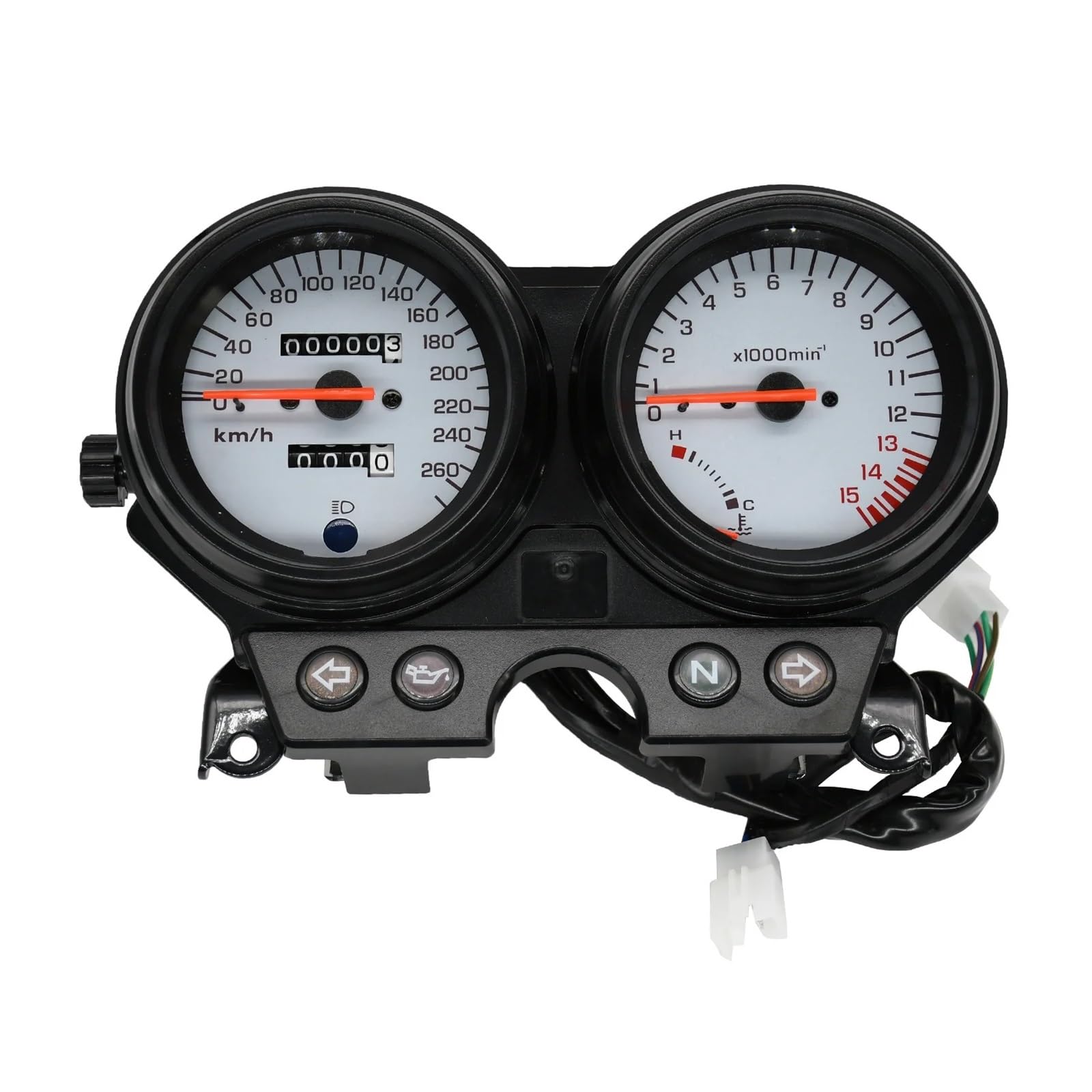 Kilometerzähler Tachometer Motorrad Straße Fahrrad Temperatur Speedo Tachometer Meter Gauge Für Hon&da CB600 Hornet 600 1996-2002 1997 1998 1999 2000 2001 von PZUBGUHT