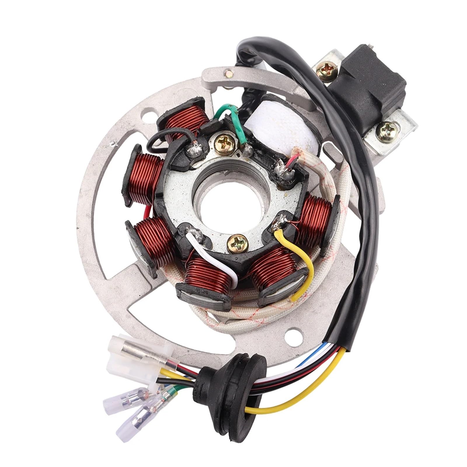 Magneto Statorspule 5 draht Motorrad Motor Stator Magneto Generator Für Yam&aha Jog 50 50cc 90cc CG50 CE50 2 Takt Roller ATV Buggy Quad Zündungen von PZUBGUHT