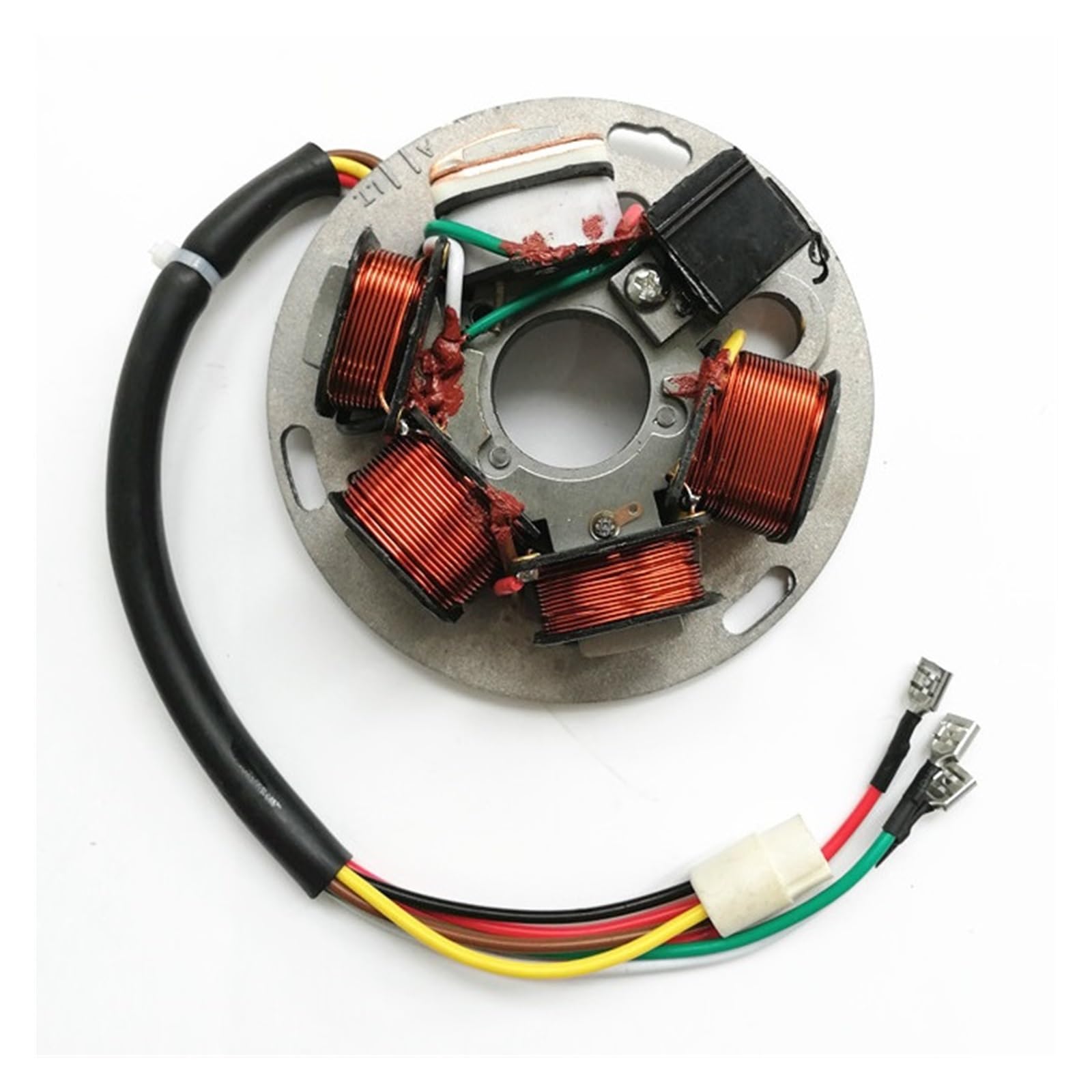 Magneto Statorspule Für Pia&ggio Vespa PX125 PX150 PX200 PX125-150-200e PX 125 150 200 Motorrad Generator Stator Motor Spule 217983 6 Pole Platte Zündungen von PZUBGUHT