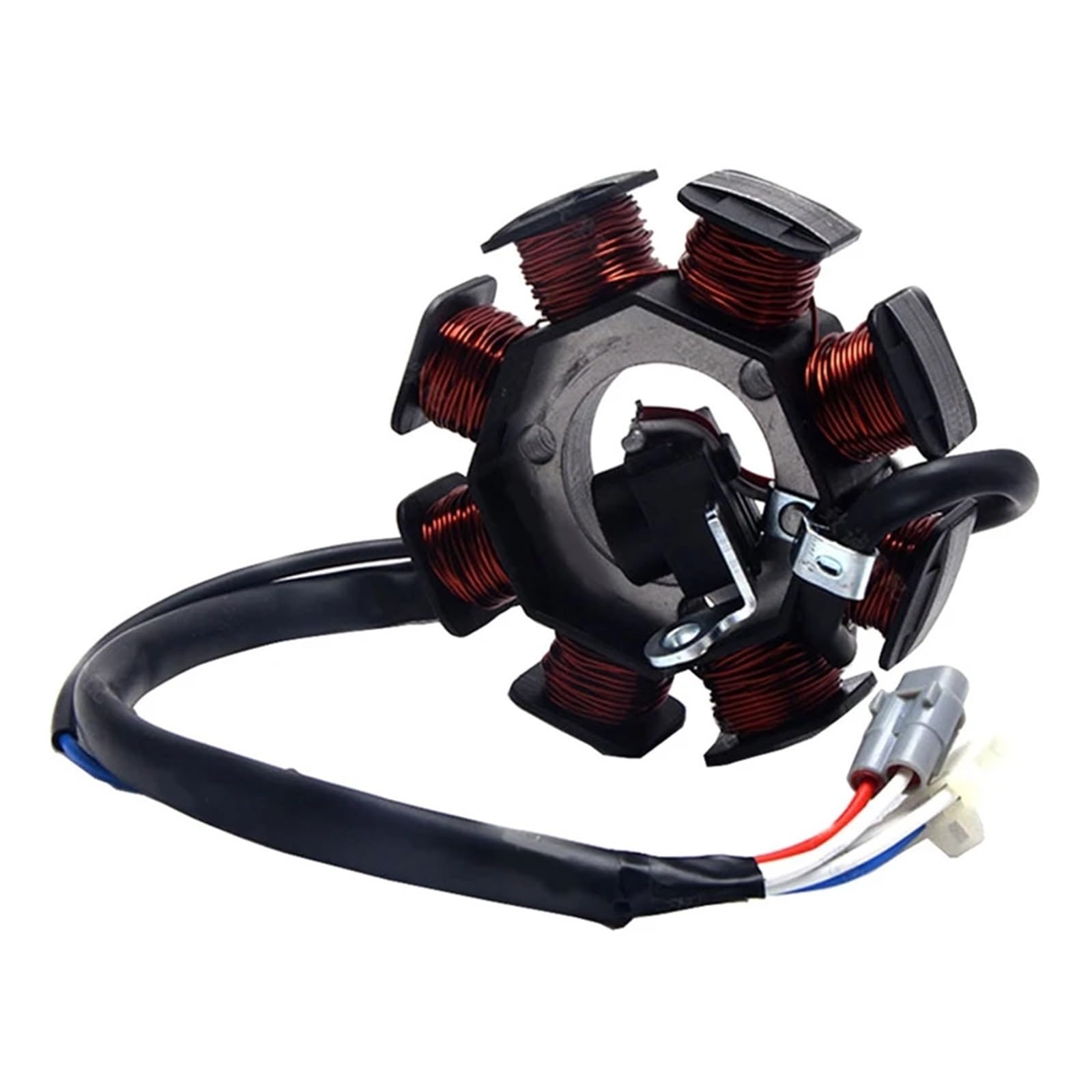 Magneto Statorspule Motorrad Stator Spule Für Yam&aha YBR125 YBR 125 2005-2014 XT125R XT125X XT 125R 2007-2008 Magneto Generator Spule Zündungen(Black 5 Line) von PZUBGUHT