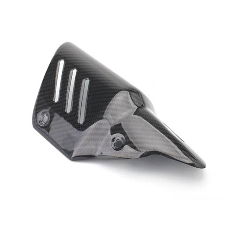 Motorrad Auspuff Hitzeschild Für R6 R3 MT03 XADV750 Spezielle Motorrad Auspuffrohr Real Carbon Fiber Hitzeschild Abdeckung Shell Schalldämpfer von PZUBGUHT