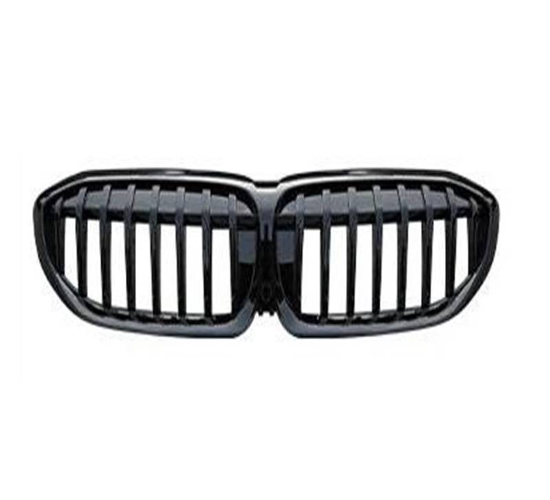 Auto Frontgrill Für 3 Serie G20 G28 2020-2023 Auto Zubehör Front Niere Grille ABS Schwarz Doppel Lamellen Grill Kühlergrill Vorne(Schwarz) von PaCsci