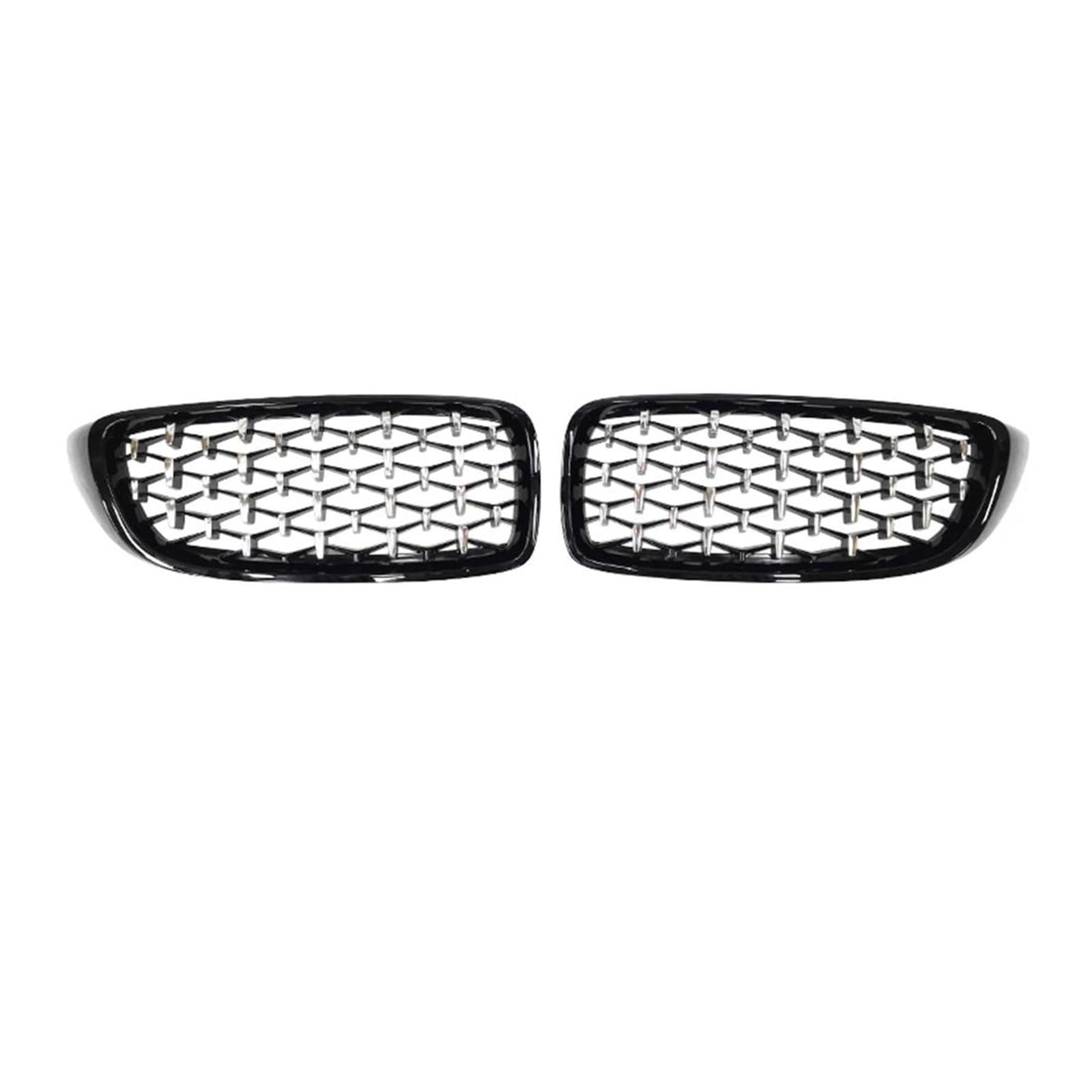 Auto Frontgrill Für 4 Serie F32 F33 F36 F82 F83 M4 F80 M3 2014-2020 420i 425i 430i 435i Obere Stoßstange Haube Mesh Vorne Nieren Grill Grille Kühlergrill Vorne(Silber) von PaCsci