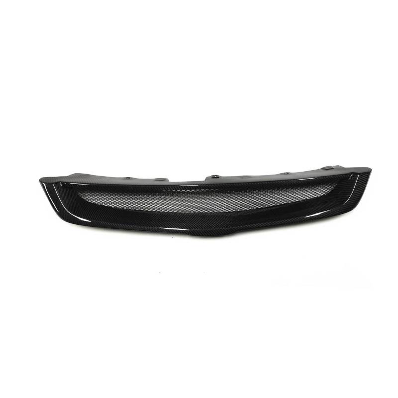 Auto Frontgrill Für Accord 7. 2003 2004 2005 Nur 4-Türer Kühlergrill Echtkohlefaser/Fiberglas Auto Obere Stoßstangenhaube Maschengitter Kühlergrill Vorne(Carbon Fiber) von PaCsci