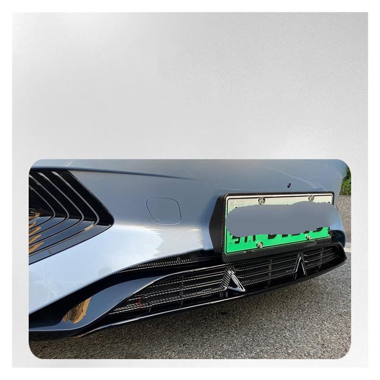 Auto Frontgrill Für BYD Für Dichtung EV 2022 2023 Front Lower Bumper Grille Mesh Insekten Net Einlass Vent Schutzhülle Auto Außen Zubehör Kühlergrill Vorne(Carbon Fiber) von PaCsci