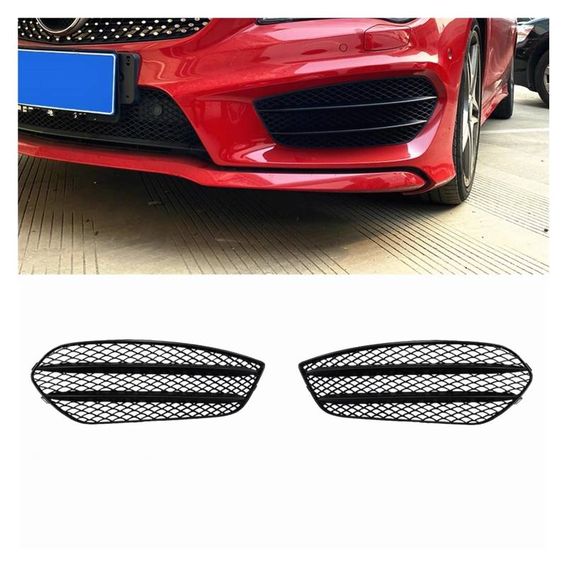 Auto Frontgrill Für Benz Für CLA W117 C117 CLA200 CLA45 2013-2015 Für AMG Frontschürze Nebel Licht Air Vent Trim Intake Abdeckung Grille Grill Rahmen Kühlergrill Vorne von PaCsci