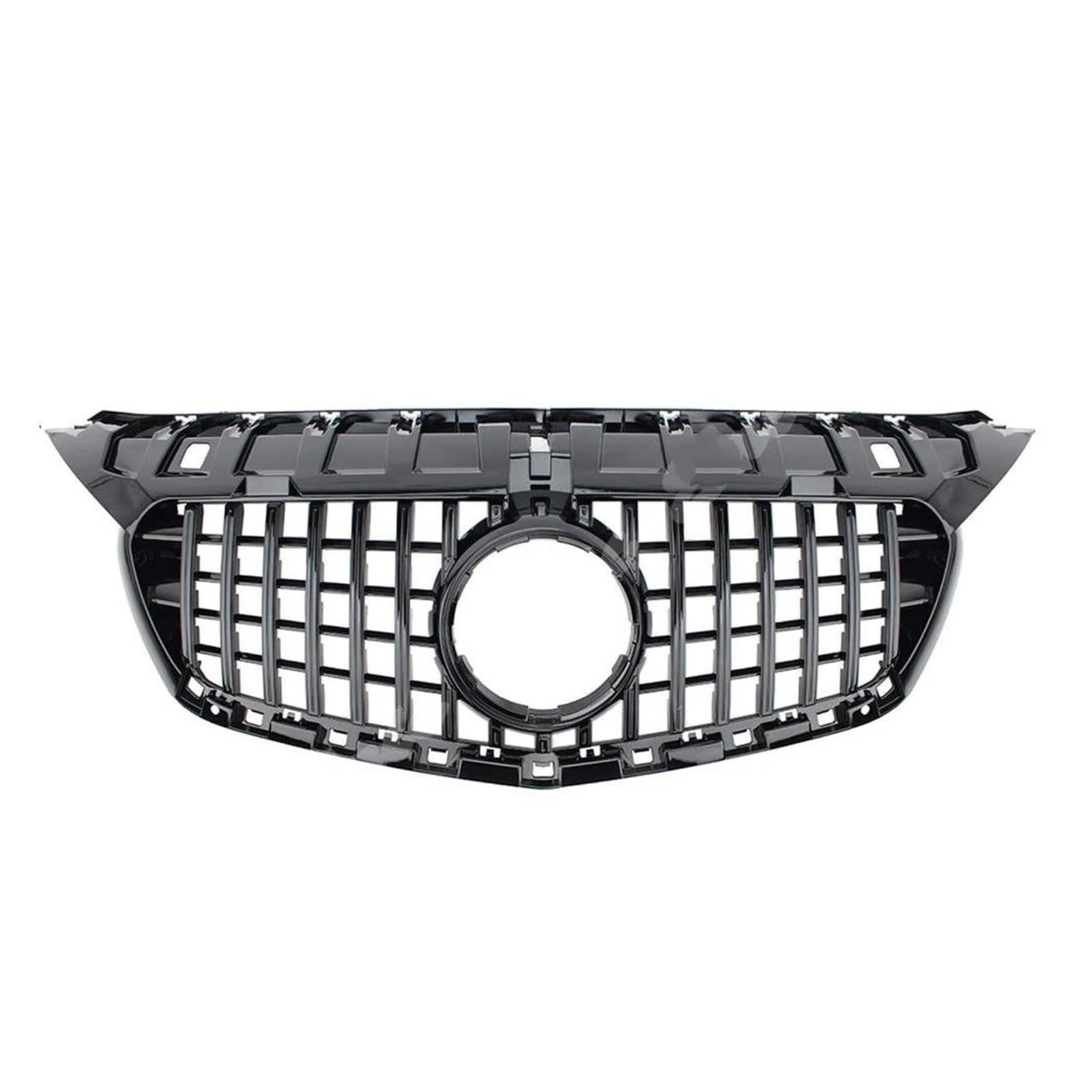 Auto Frontgrill Für Benz Für Citan Für W415 A4158880023 2012-2020 Auto Vorne Racing Facelift Gitter Oberen Stoßfänger GTR Panamerica Stil Kühler Kühlergrill Vorne(Schwarz) von PaCsci