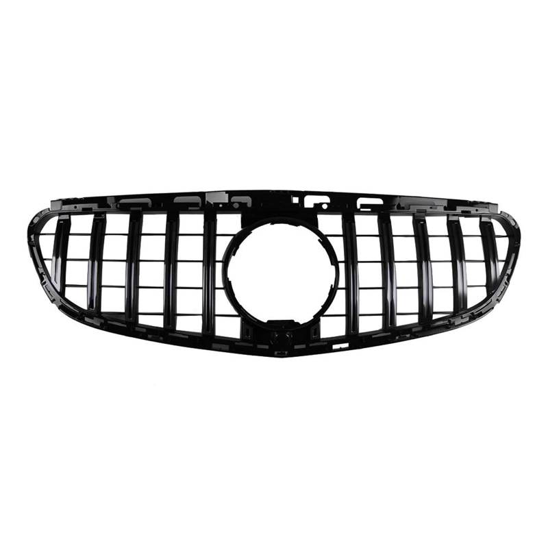 Auto Frontgrill Für Benz Für E-Klasse W212 E63 E200 E250 E300 E350 E400 E500 2014 2015 2016 GT Stil Auto Front Grille Mesh Grill Kühlergrill Vorne(Schwarz) von PaCsci