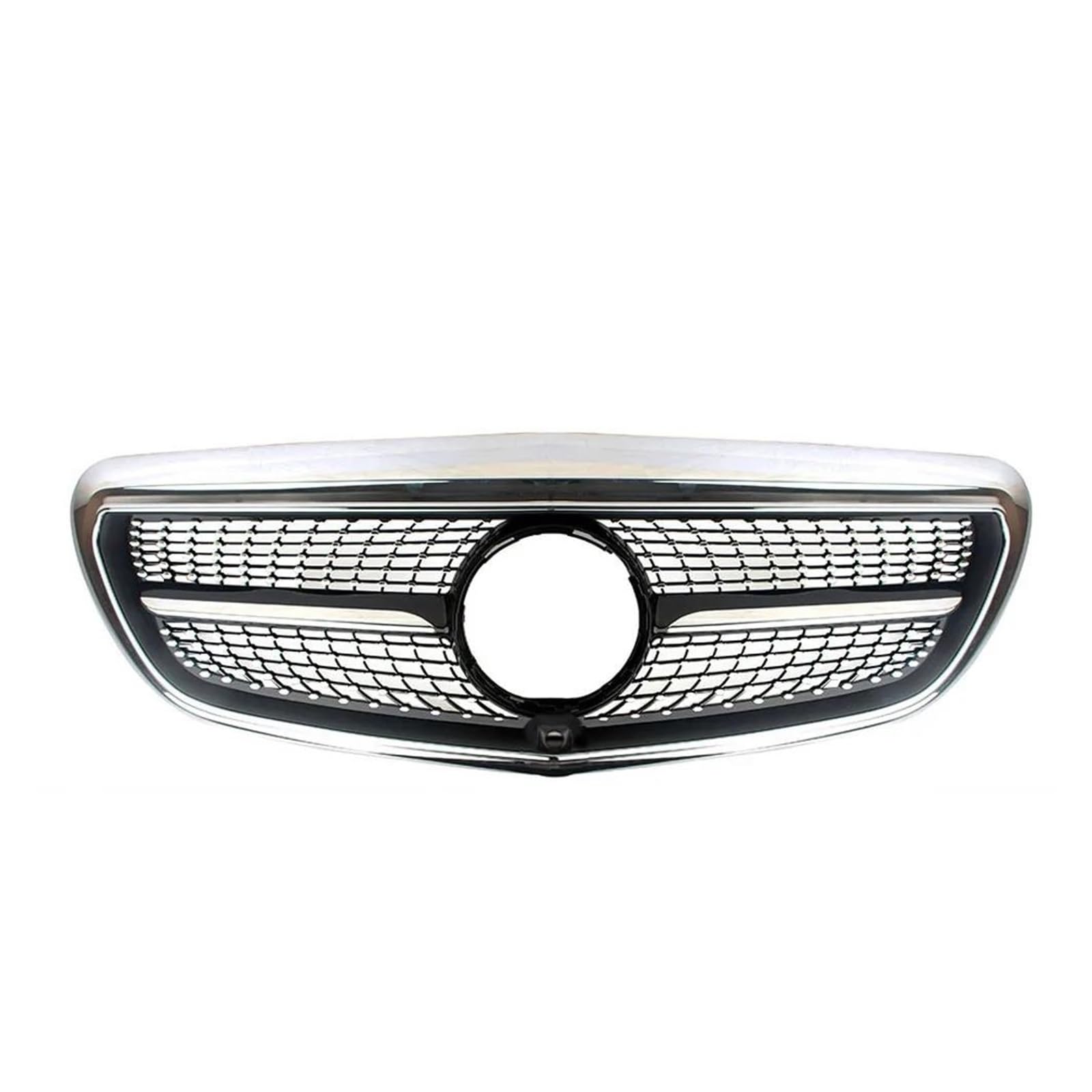 Auto Frontgrill Für Benz Für E-Klasse W213 2016 2017 2018 2019 2020 Auto Vorne Racing Grill Kühler Elegante Grille Kühlergrill Vorne(BLK with Camera Hole) von PaCsci