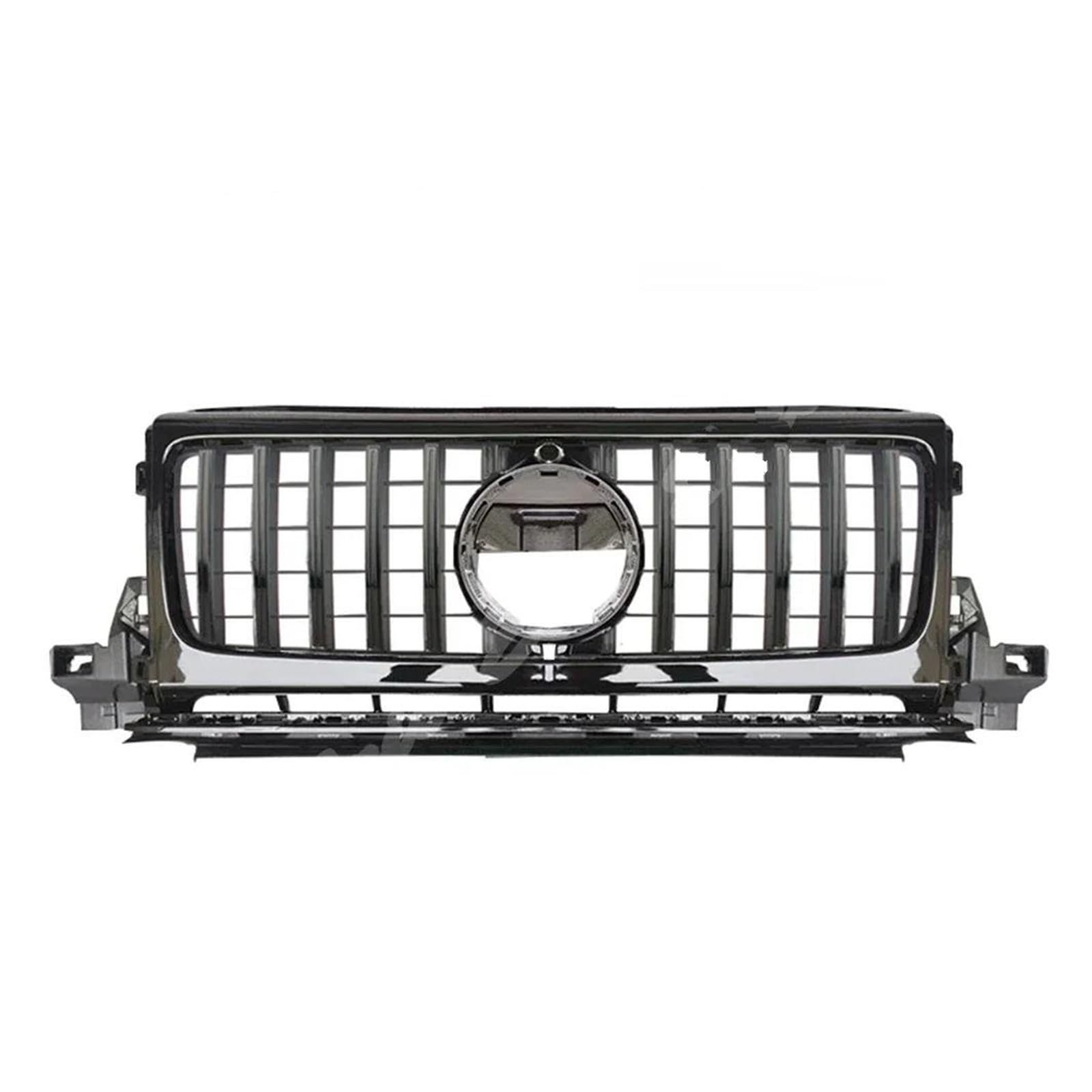 Auto Frontgrill Für Benz Für G-Klasse W464 2019 2020 2021 2022 Auto Front Racing Stoßstange Grille Oberen Vent Bar Grill Kühlergrill Vorne(Full Black) von PaCsci