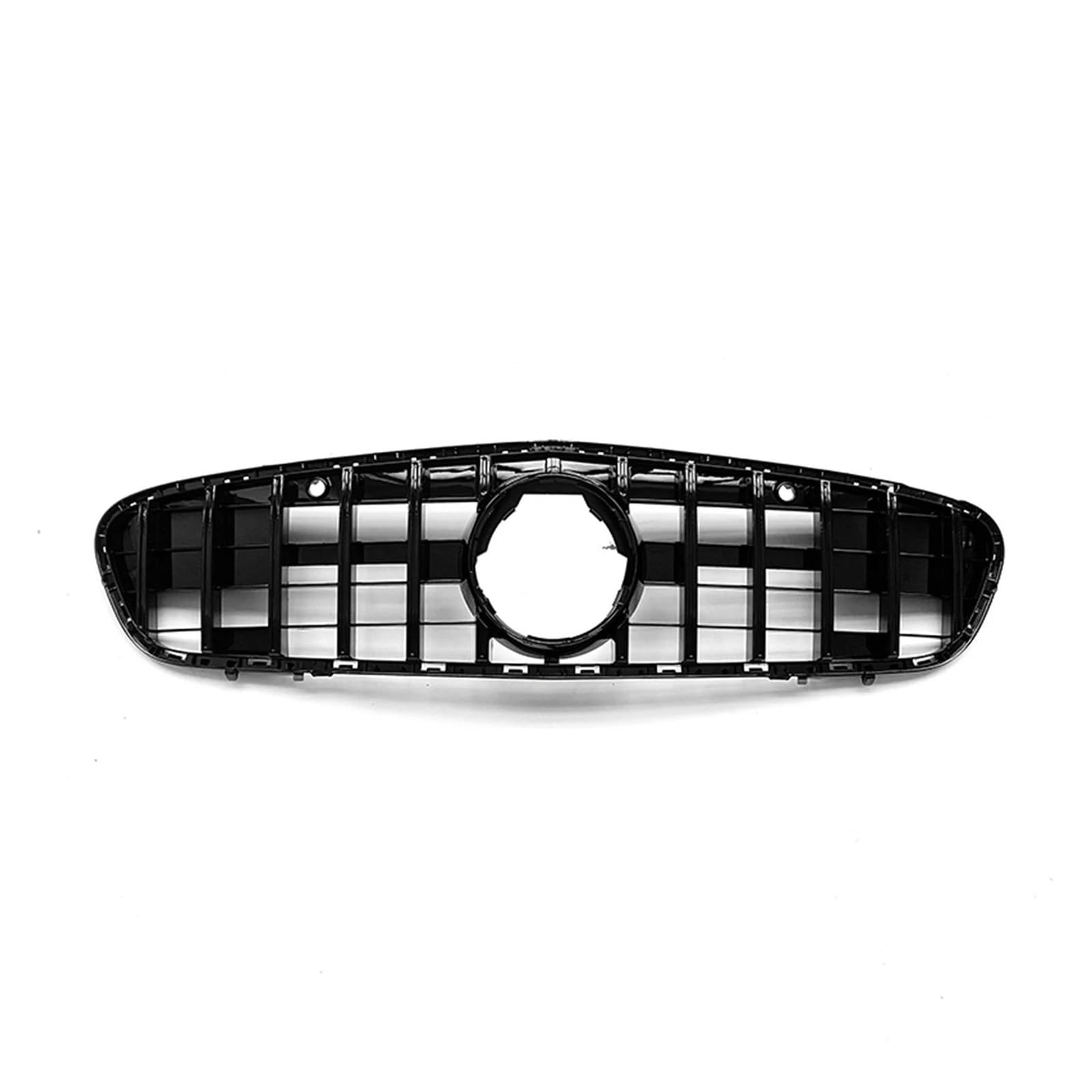 Auto Frontgrill Für Benz Für SL Klasse R231 2017-2023 SL500 SL550 GT Stil Schwarz/Silber Vorderen Grill Grill Auto Oberen Stoßstange Haube Mesh Grid Kühlergrill Vorne(Schwarz) von PaCsci