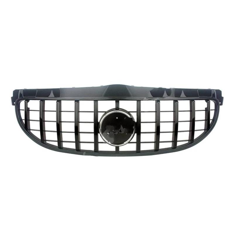 Auto Frontgrill Für Benz Für Smart Forfour W453 2015-2021 4 Türen GT Gilles Front Racing Facelift Grille Mitte Haube Stoßstange Kühlergrill Vorne(Schwarz) von PaCsci