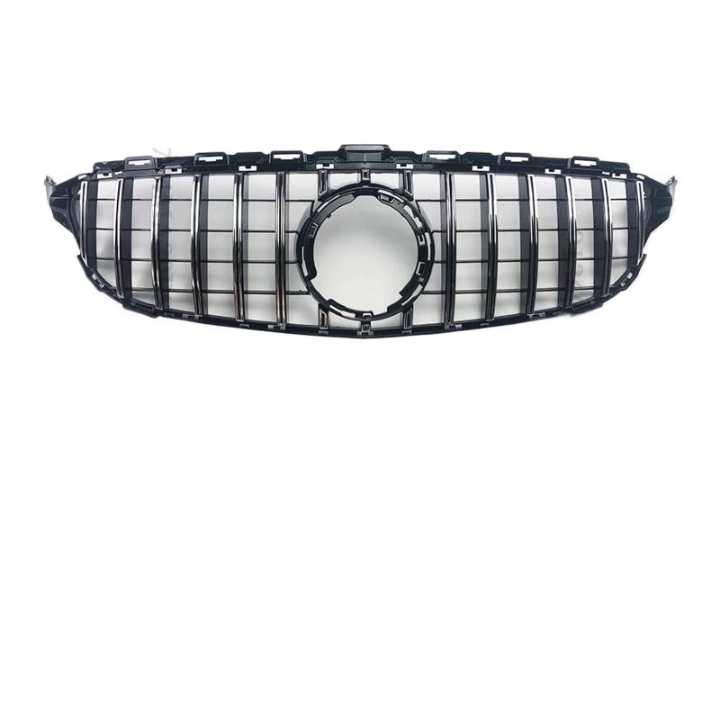 Auto Frontgrill Für Benz Für W205 S205 Für Benz C C205 C180 C200 C250 C300 C260 2014-2021 Oberer Ersatz-Frontstoßstangengrill Im GT-Stil Kühlergrill Vorne(19-21 Chrome Silvery) von PaCsci