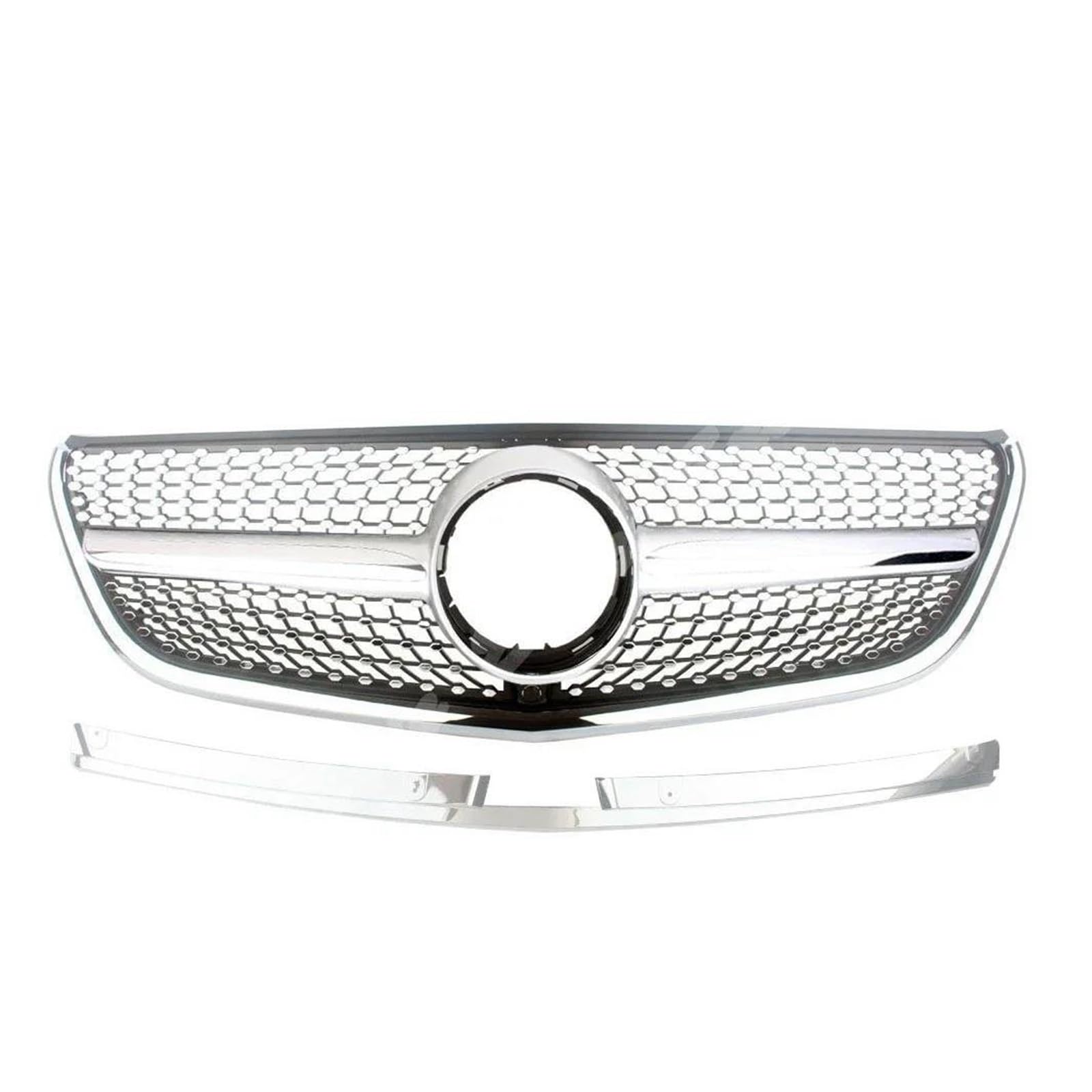 Auto Frontgrill Für Benz Für W447 Metris/Vito 2016 2017 2018 2019 2020 2021+ Front Racing Grille Oberen Facelift Grill Kühlergrill Vorne(A 2016-2019) von PaCsci