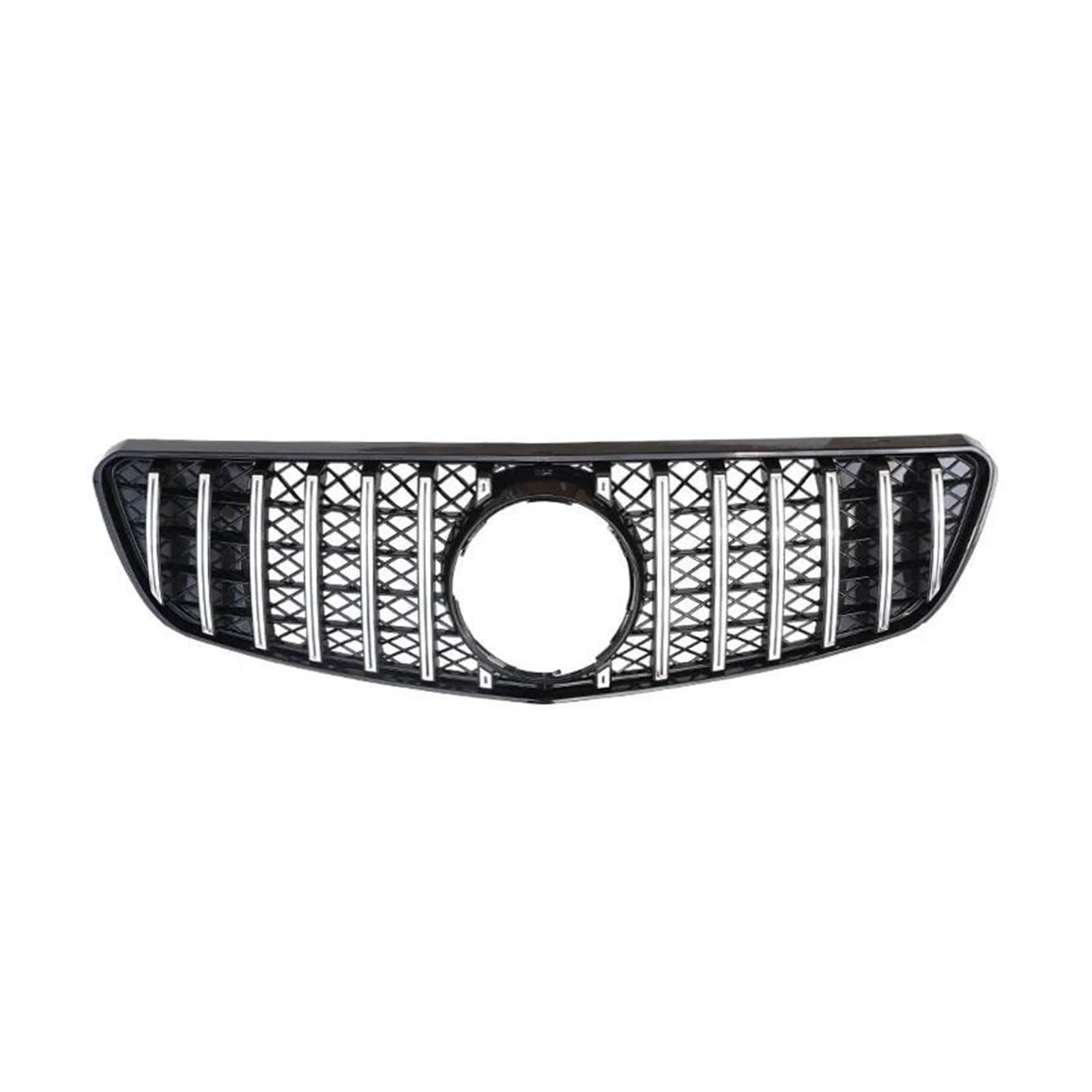 Auto Frontgrill Für Benz W251 R Klasse 2010-2017 2005 Silber Glänzend Spoiler Front Stoßstange Racing Grille Netz Zubehör Grill Kühlergrill Vorne(05-09 Type A) von PaCsci