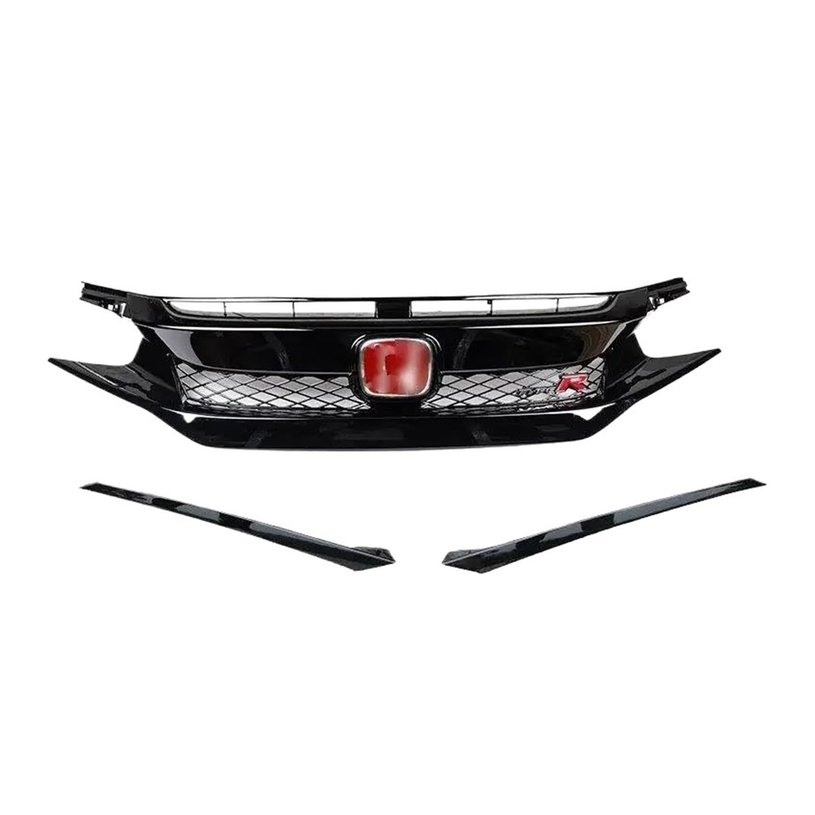 Auto Frontgrill Für Civic Limousine Fließheck 2016 2017 2018 2019 2020 Racing Grill Frontschürze Grille Netz Kühlergrill Vorne(16-18 A) von PaCsci