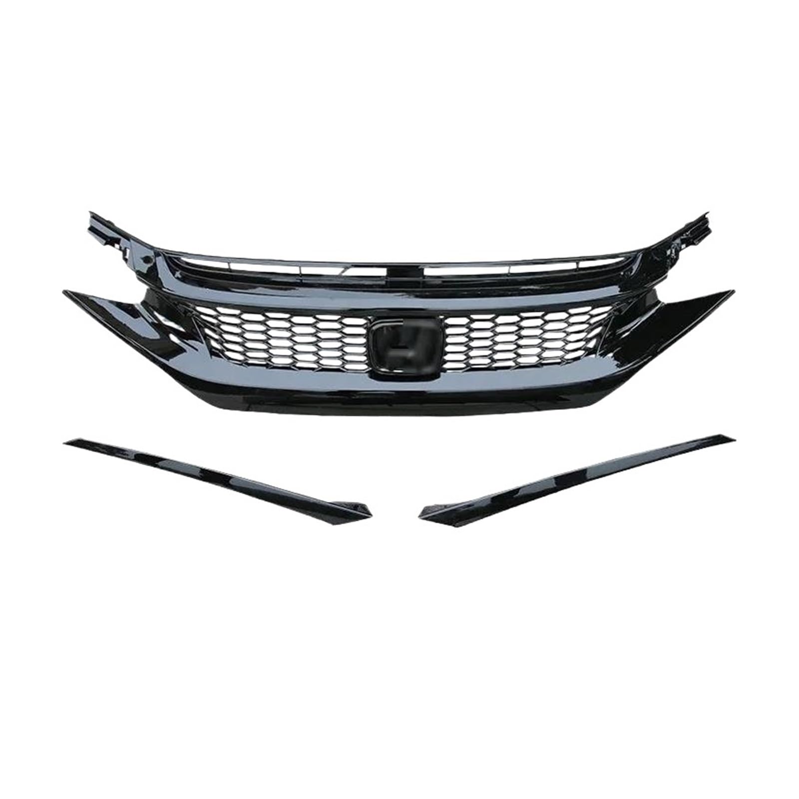 Auto Frontgrill Für Civic Limousine Fließheck 2016 2017 2018 2019 2020 Racing Grill Frontschürze Grille Netz Kühlergrill Vorne(19 D) von PaCsci