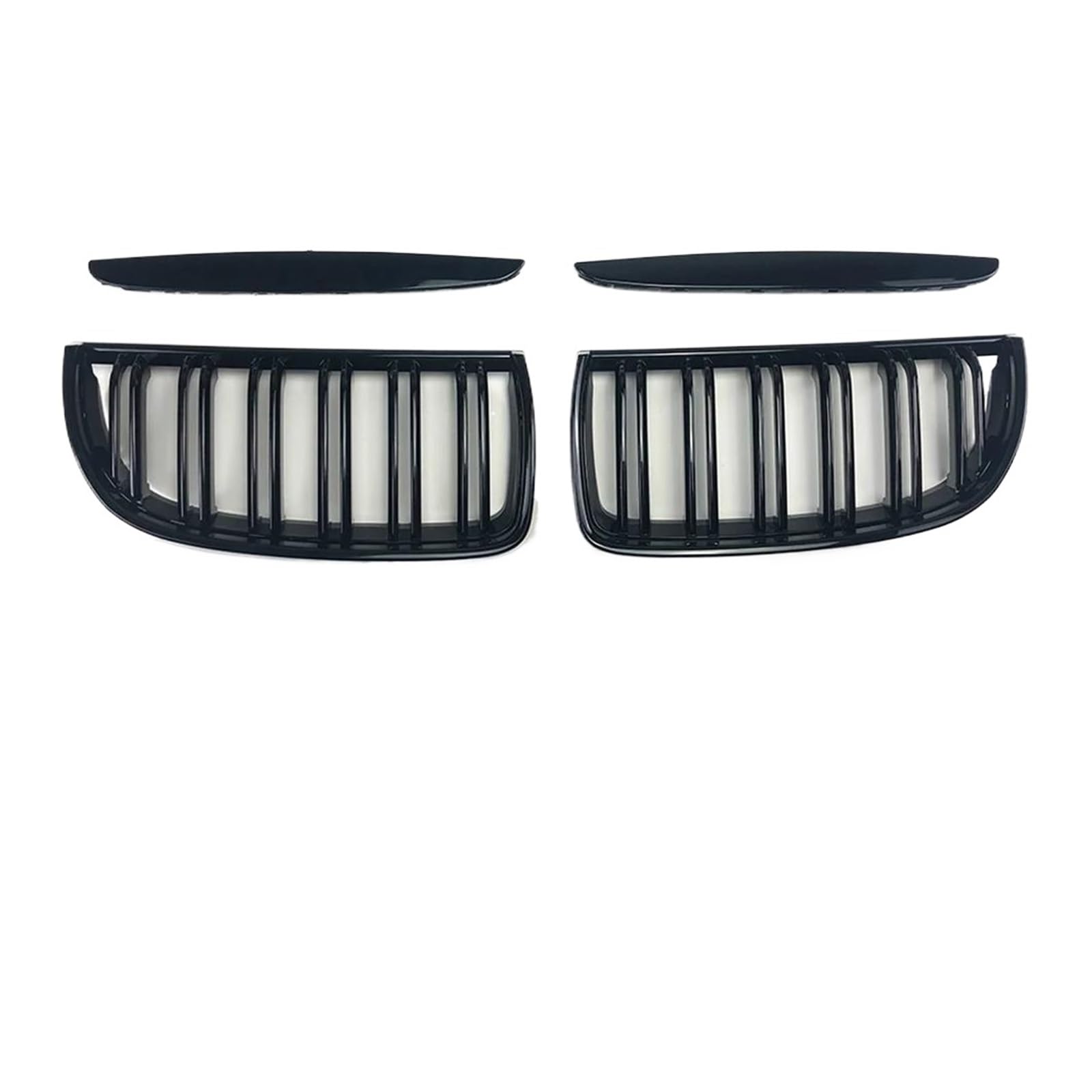 Auto Frontgrill Für E90 E91 3er 2005-2012 325i 320i 330i 335i Tuning-Zubehör Frontniere Stoßstangengrill Renngrillverkleidung Facelift Kühlergrill Vorne(05-08 Glossy Black) von PaCsci