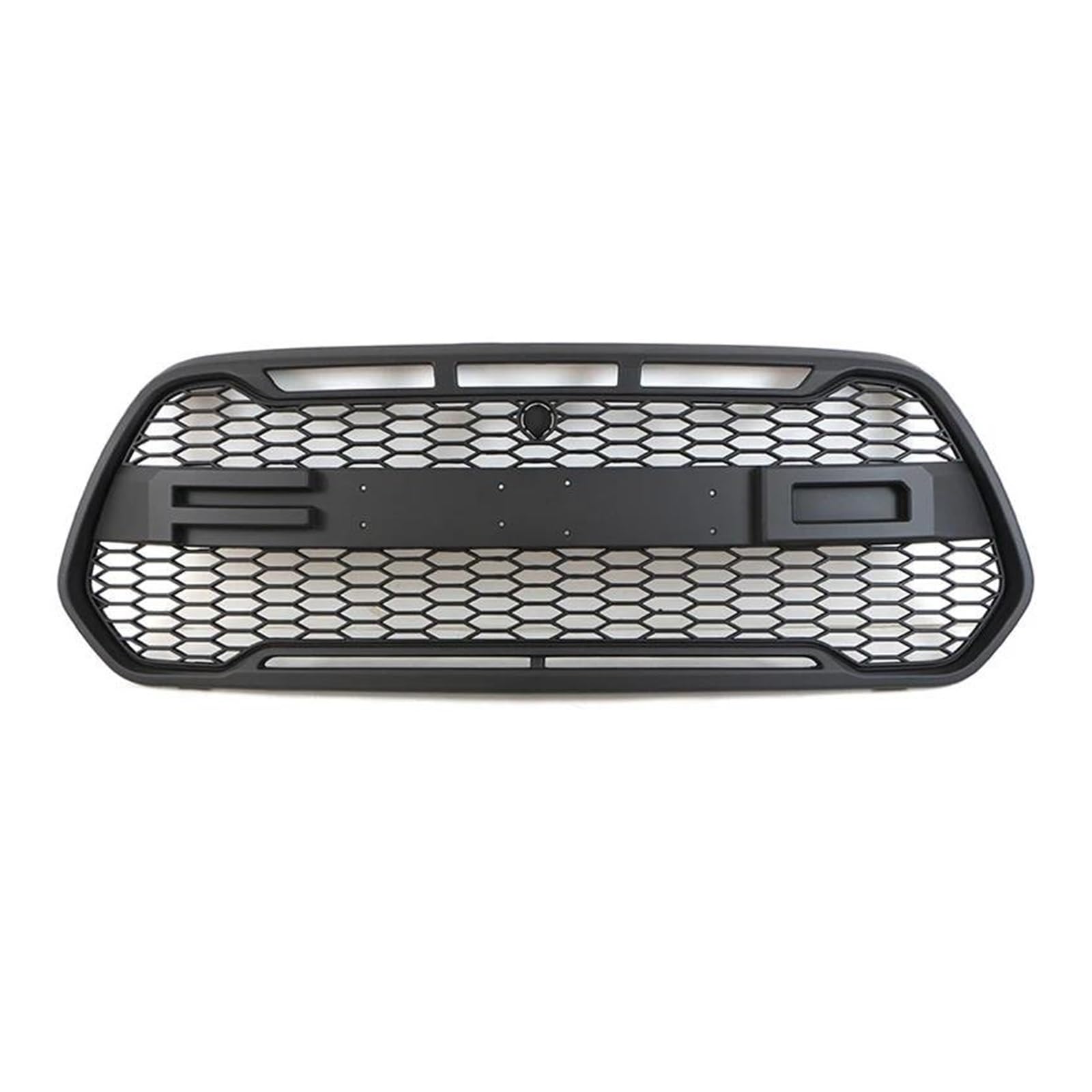 Auto Frontgrill Für Ford Für Transit Für Custom 2014-2021 Grill Frontschürze Grille Änderung Zubehör Dekoration Racing Grill TRD Kühlergrill Vorne(Add Letters) von PaCsci