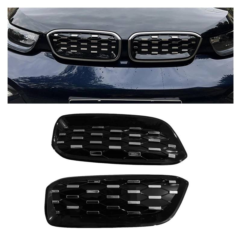 Auto Frontgrill Für I3 I01 I01 LCI 2014 2015 2016 2017 2018 2019 2020 Obere Stoßstangenhaube Netzabdeckung Gittersatz 2-TLG. Racing Grills Kühlergrill Kühlergrill Vorne von PaCsci