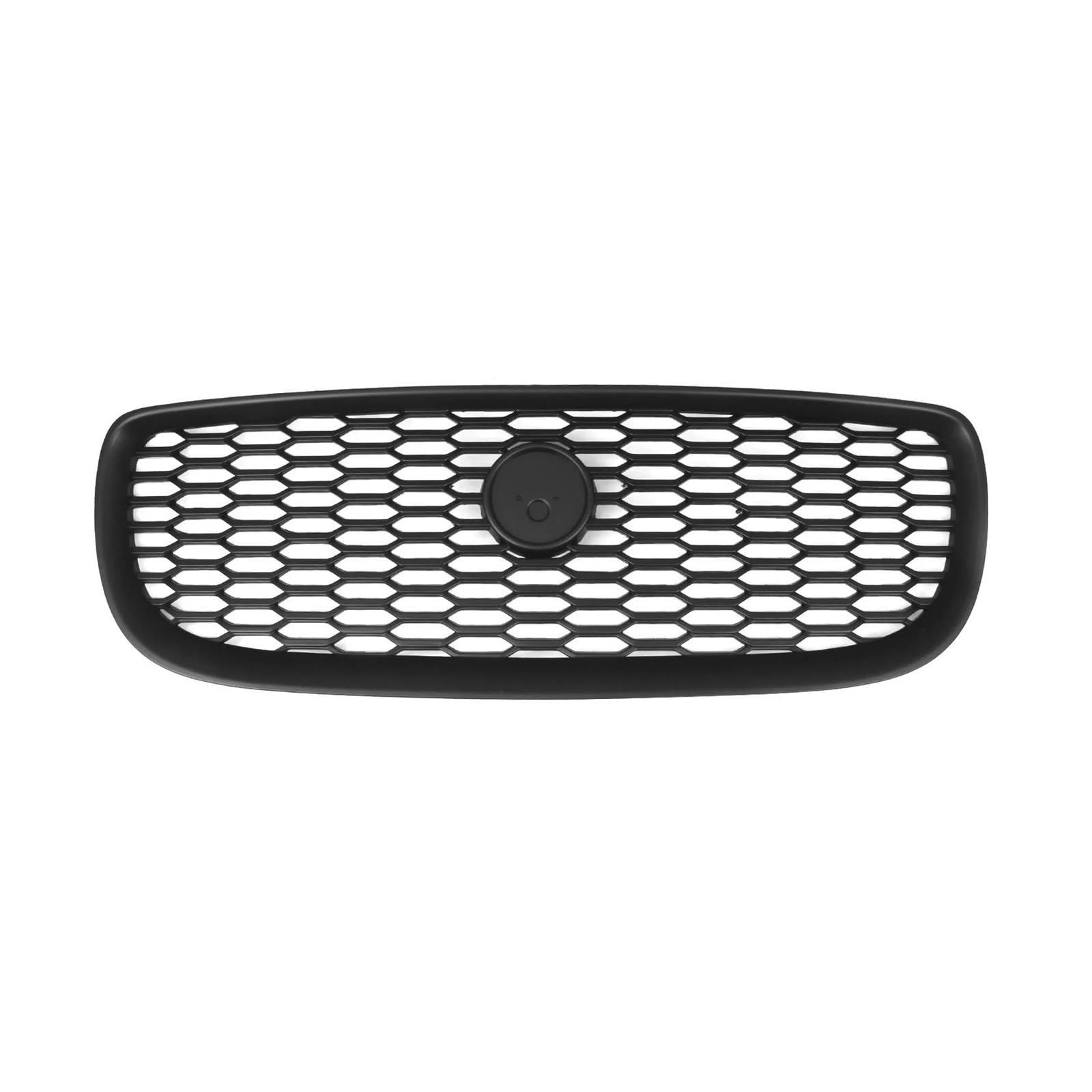 Auto Frontgrill Für Jaguar XE 2015 2016 2017 2018 Carbon Fiber Look/Glanz/Matt Schwarz Auto Obere Stoßstange Haube Mesh Grid Front Kühlergrill Racing Grill Kühlergrill Vorne(Matte Black) von PaCsci