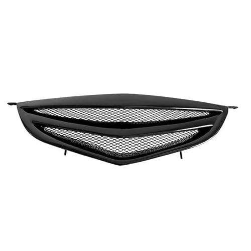 Auto Frontgrill Für Mazda 3 Limousine 2006 2007 2008 2009 2010 2011 2012 Racing Grill Stoßstange Mesh Front Grill Automobil Umrüstung Zubehör Kühlergrill Vorne(Gloss Black B) von PaCsci