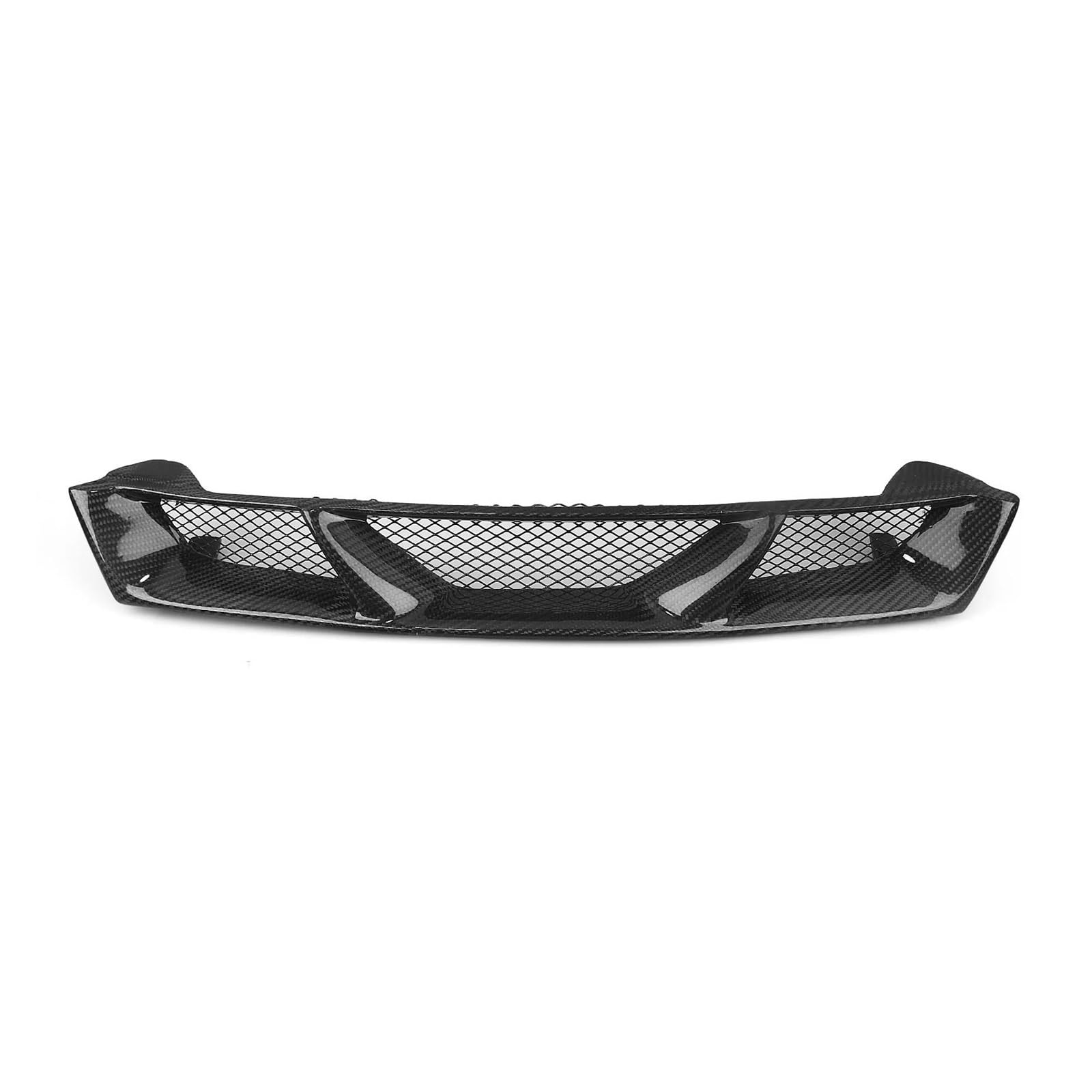 Auto Frontgrill Für Nissan S14 Silvia 1995-1998 Kühlergrill Racing Grill Echt Carbon Faser/Fiberglas Oberen Stoßfänger Haube Strahl Mesh Gitter Kühlergrill Vorne(Real Carbon Fiber) von PaCsci