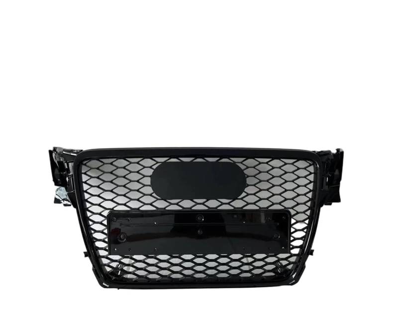 Auto Frontgrill Für RS4 Für A4/S4 B8 2009 2010 2011 2012 (Umrüstung Auf RS4-Stil) Autozubehör Werkzeuge Auto Frontstoßstangengrill Kühlergrill Vorne(Black Emblem) von PaCsci